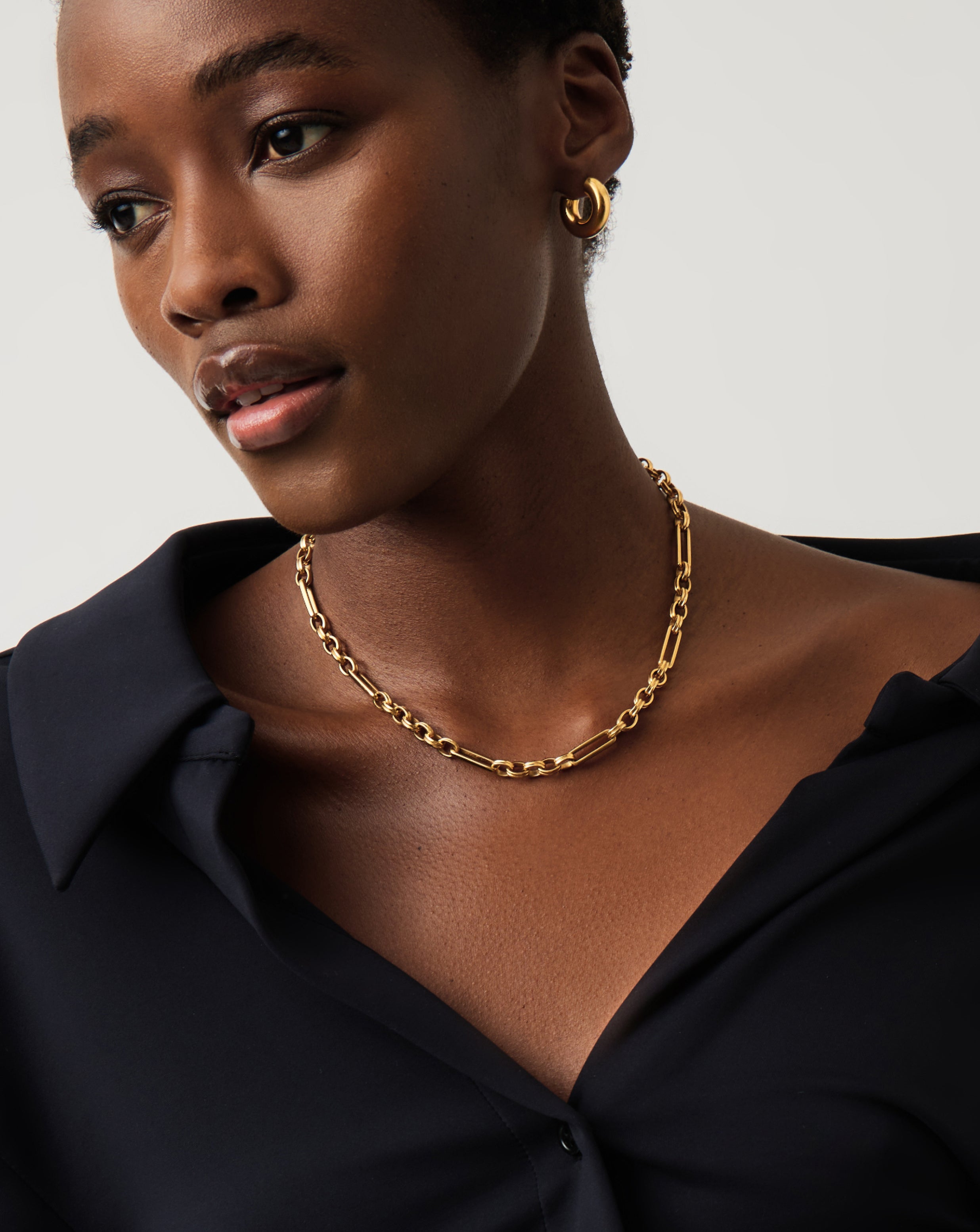 Axiom Chain Necklace | 18ct Gold Plated