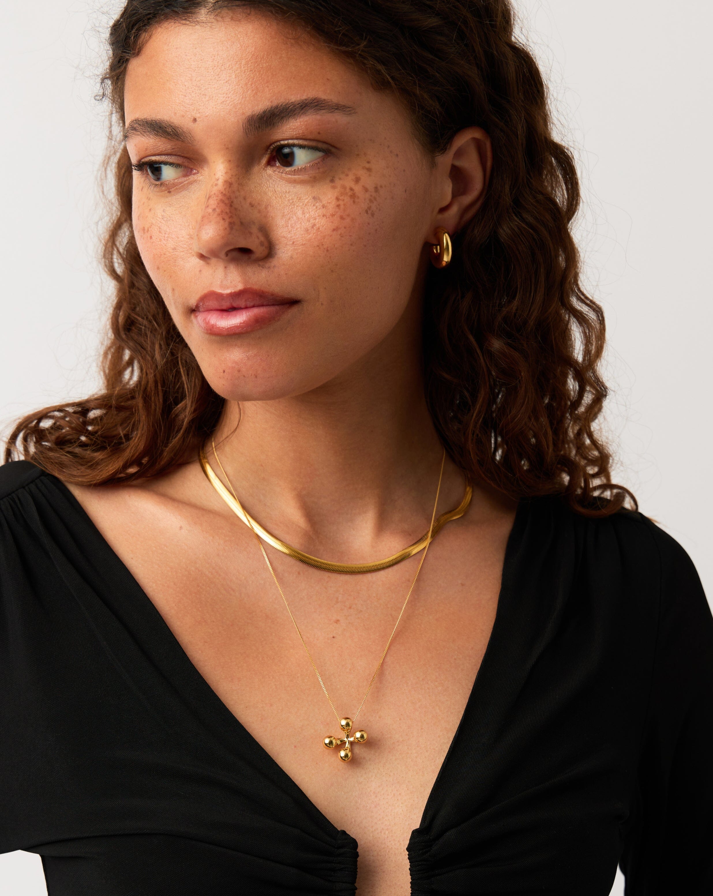 Atom Large Pendant Necklace | 18ct Gold Plated Necklaces Missoma 