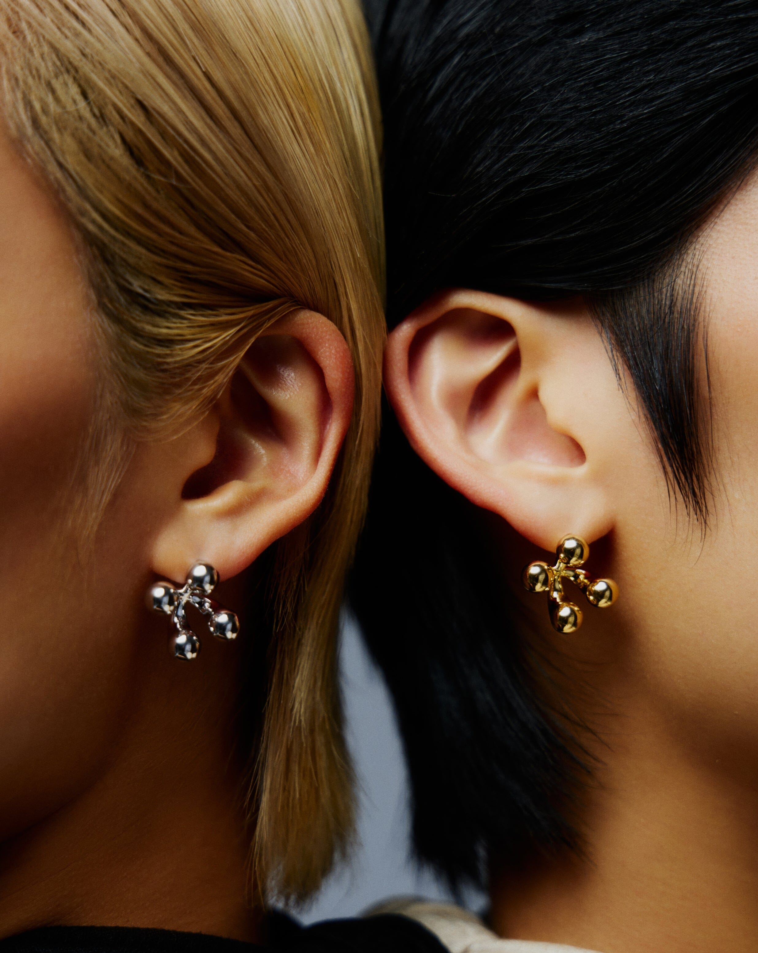 Atom Oversized Stud Earrings | 18ct Gold Plated Earrings Missoma 