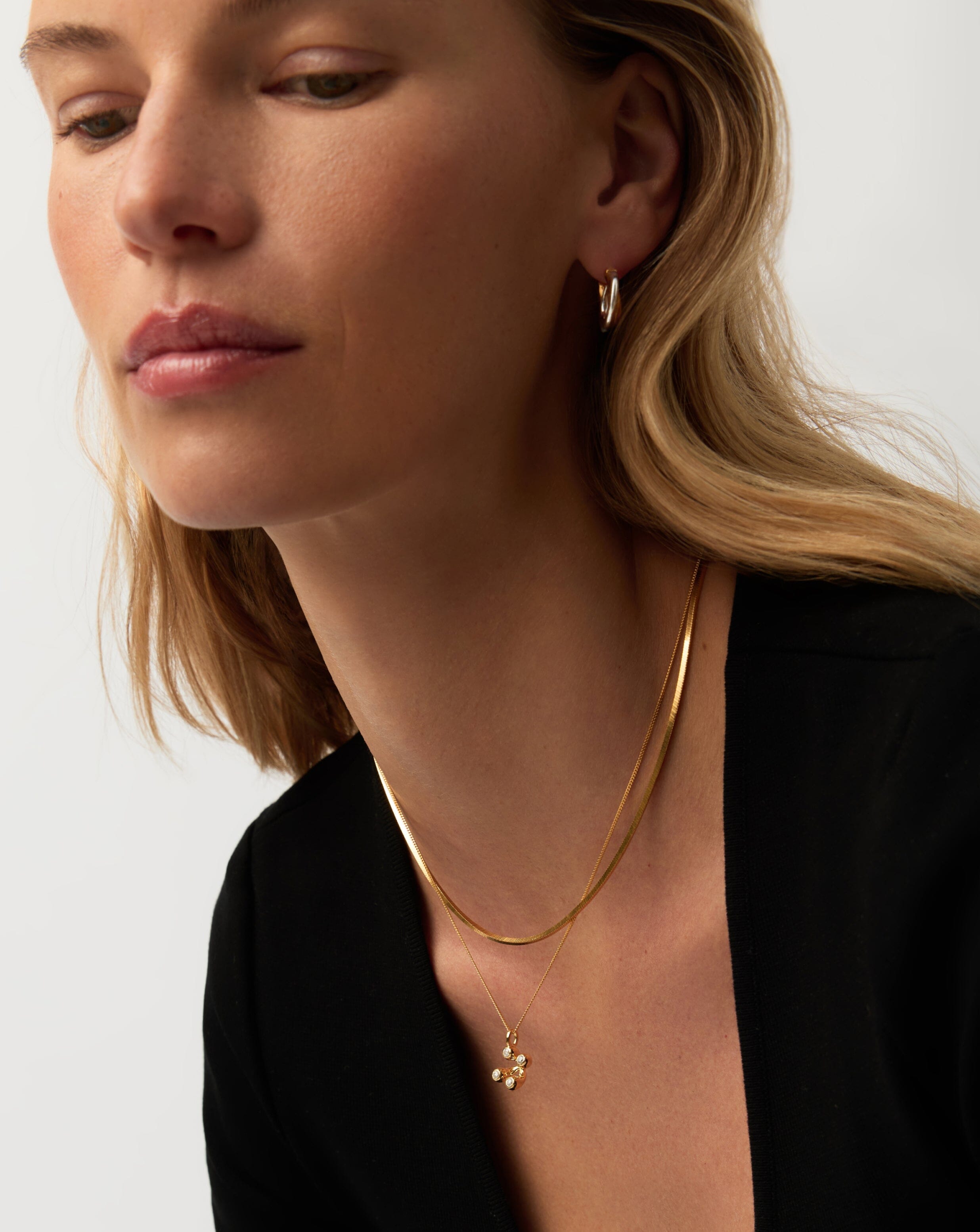 Atom Pendant Necklace | 18ct Gold Vermeil Cubic Zirconia Necklaces Missoma 