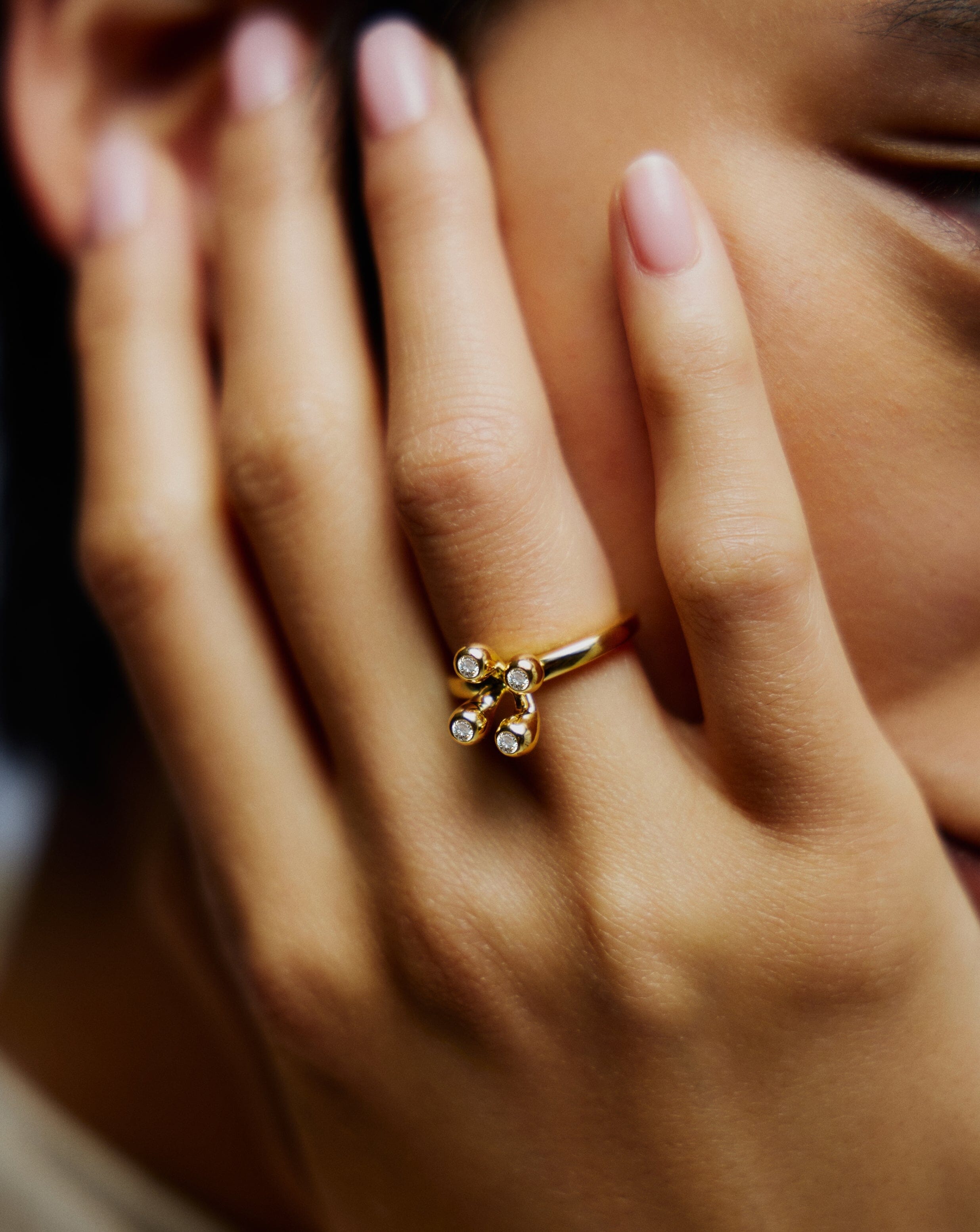 Atom Ring | 18ct Gold Vermeil Rings Missoma 