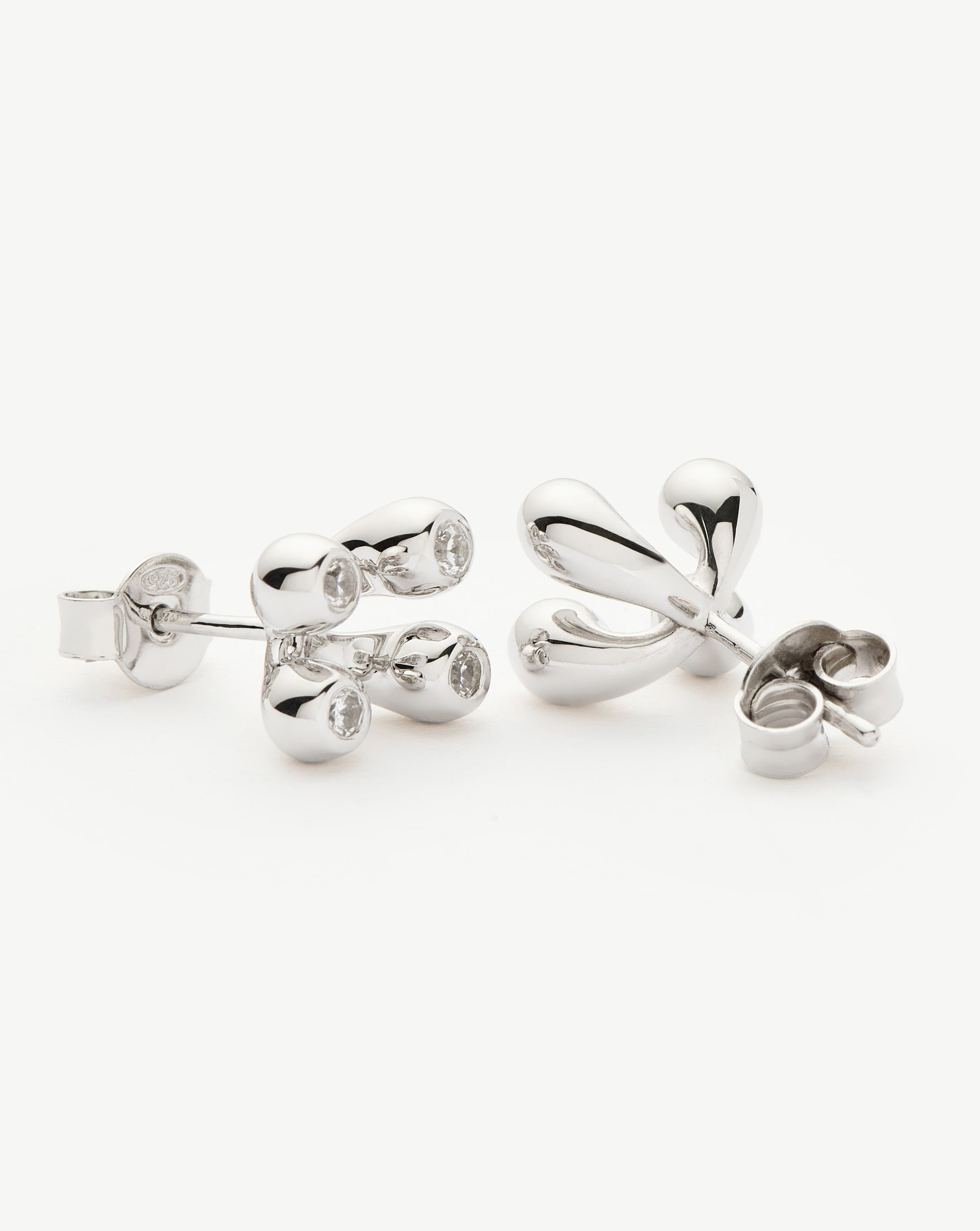 Atom Stud Earrings | Sterling Silver Earrings Missoma 