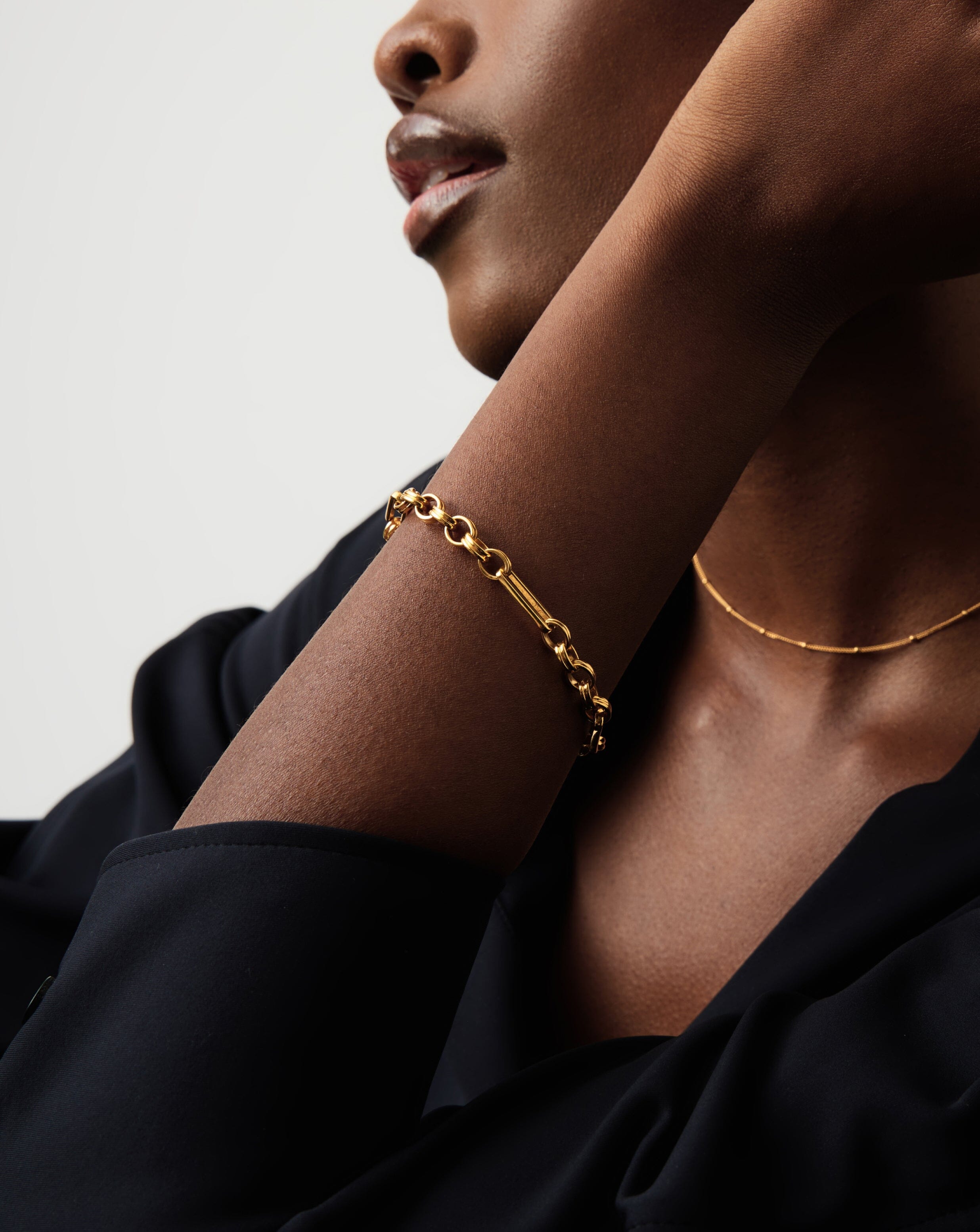 Axiom Chain Bracelet | 18ct Gold Plated Bracelets Missoma 