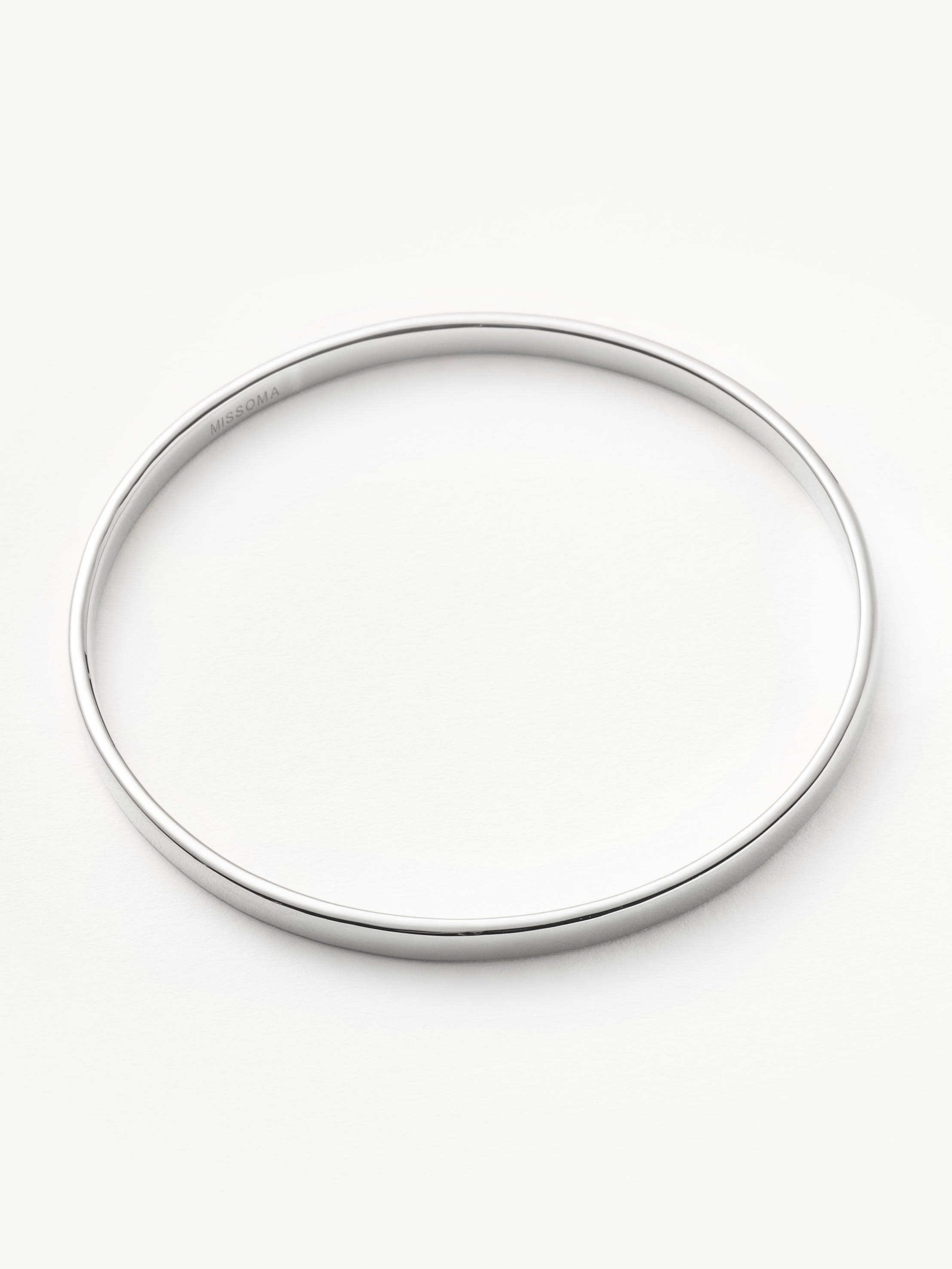 Classic Bangle | Silver Plated Bracelets Missoma 