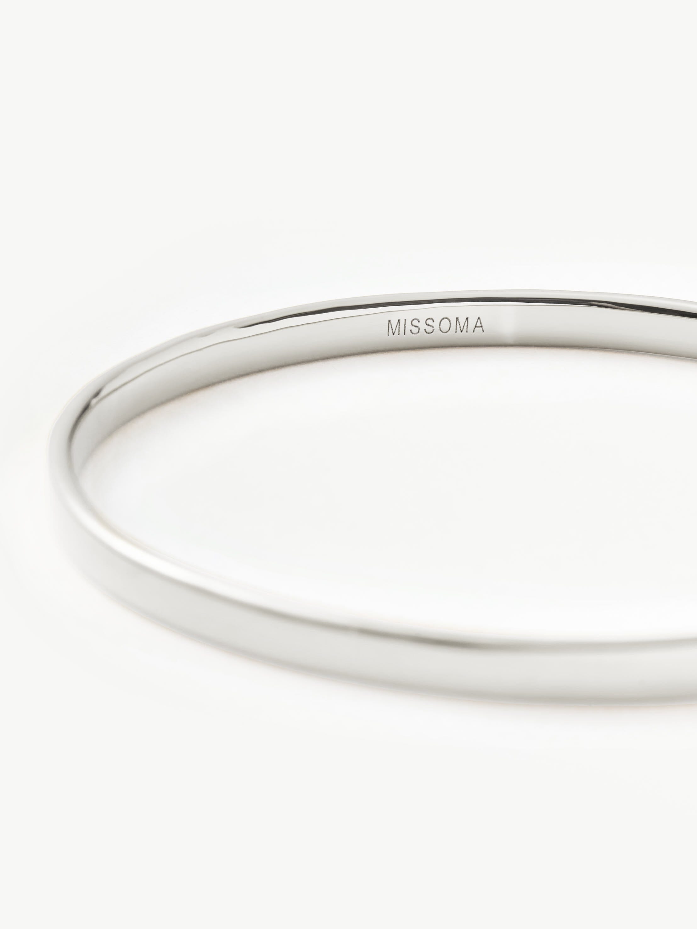 Classic Bangle | Silver Plated Bracelets Missoma 