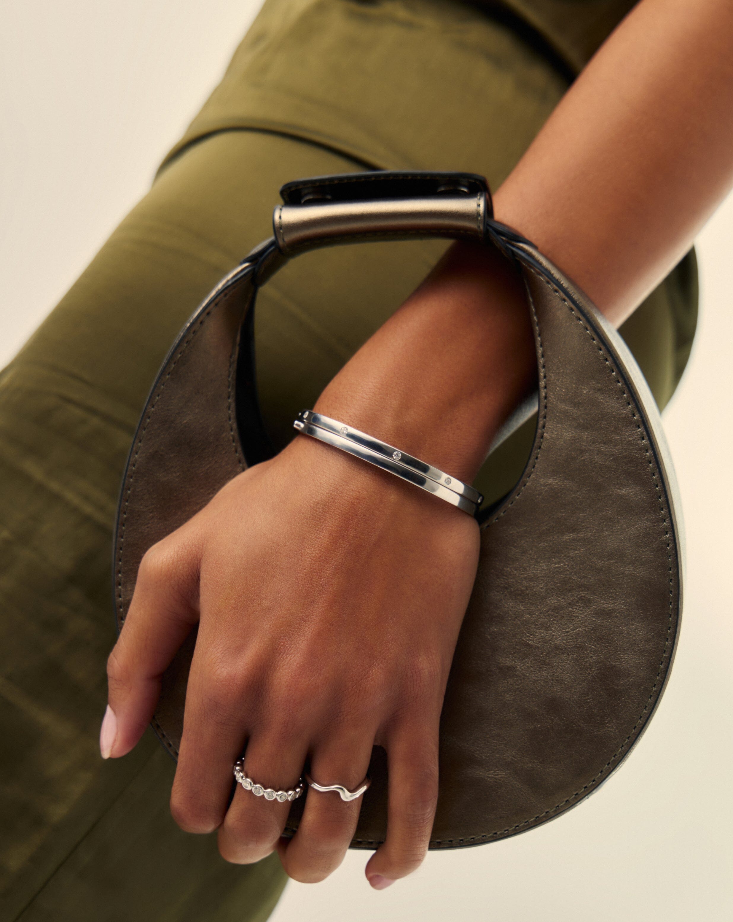 Classic Hinged Bangle | Sterling Silver Bracelets Missoma 