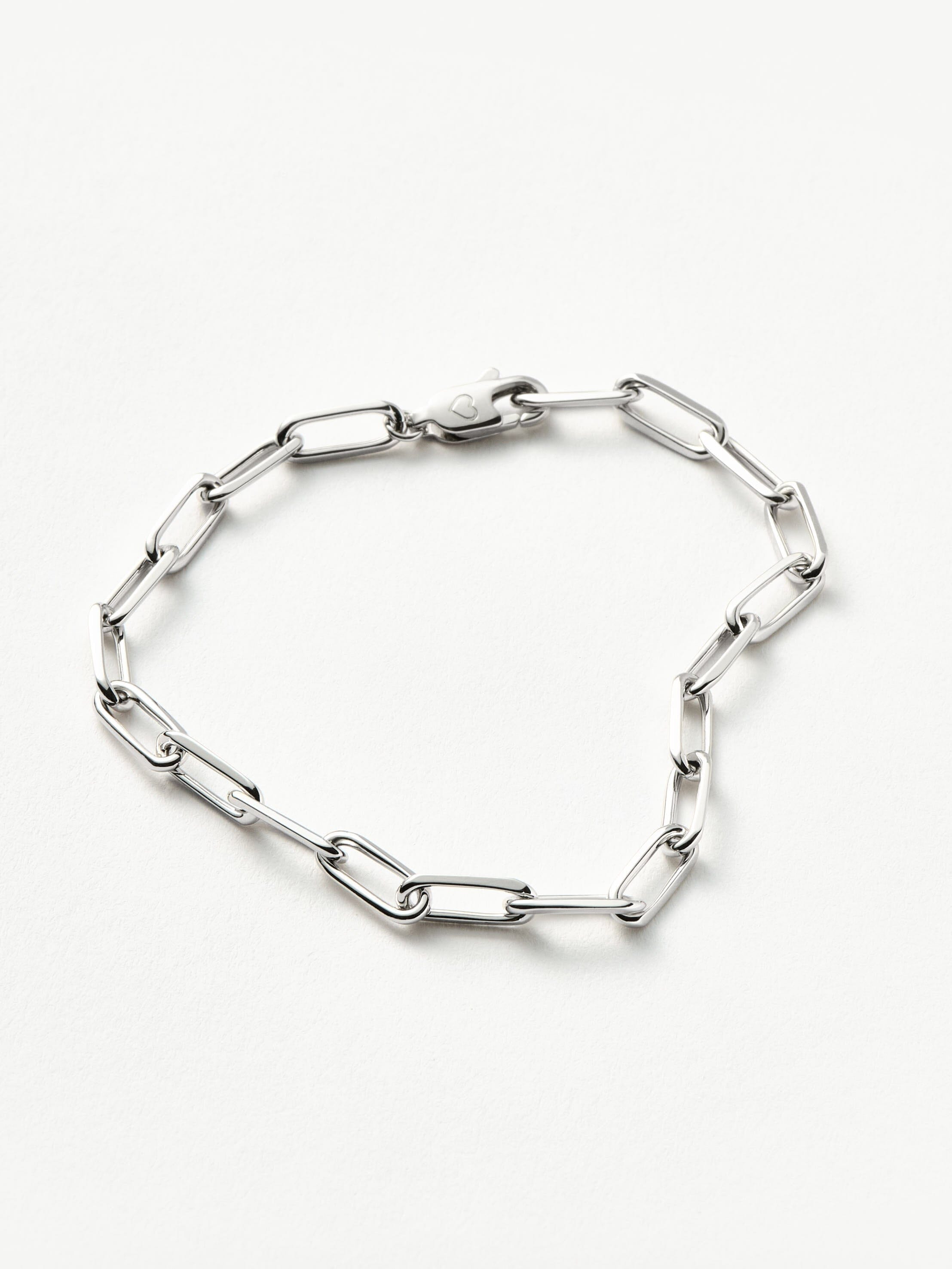 Classic Mini Paperclip Chain Bracelet | Silver Plated Bracelets Missoma 