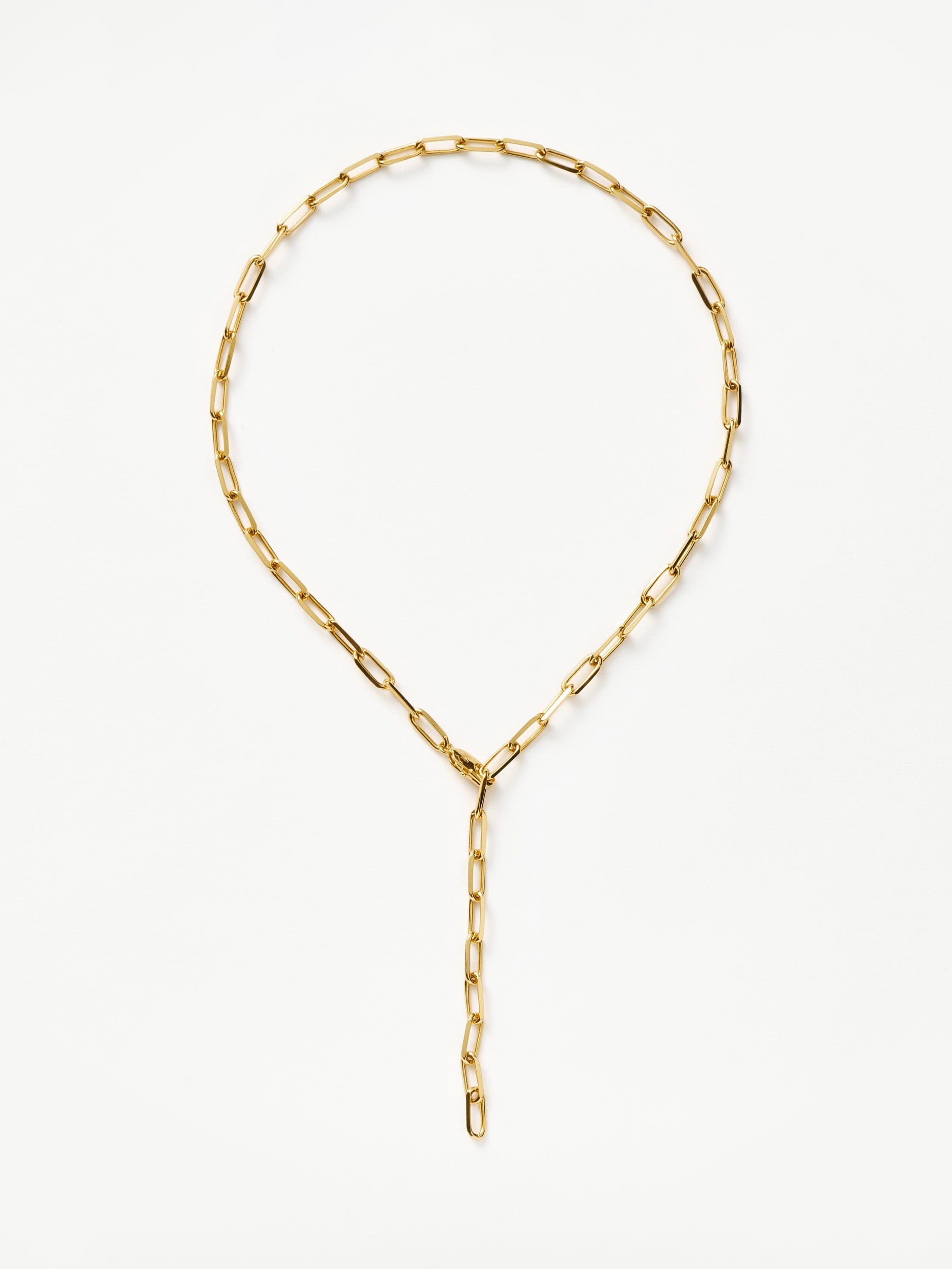 Classic Mini Short Paperclip Chain Necklace | 18ct Gold Plated Necklaces Missoma 