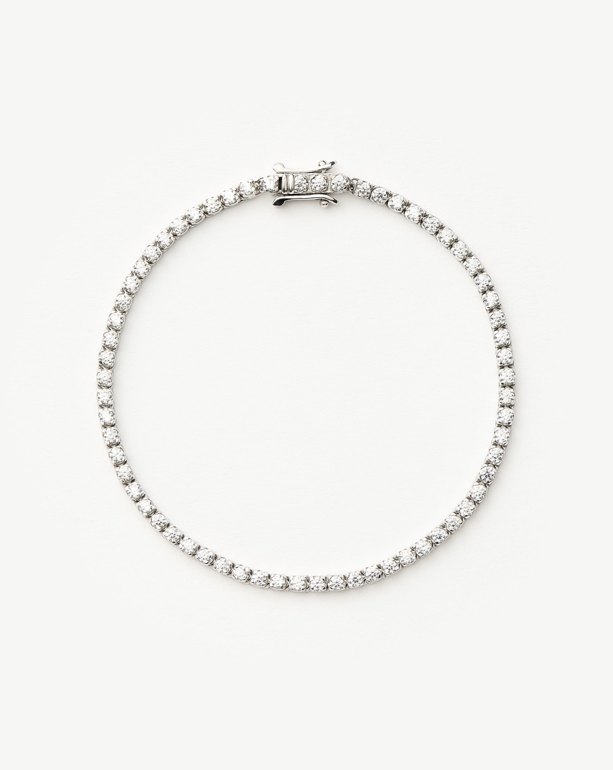 Classic Tennis Bracelet | Sterling Silver Cubic Zirconia Bracelets Missoma 