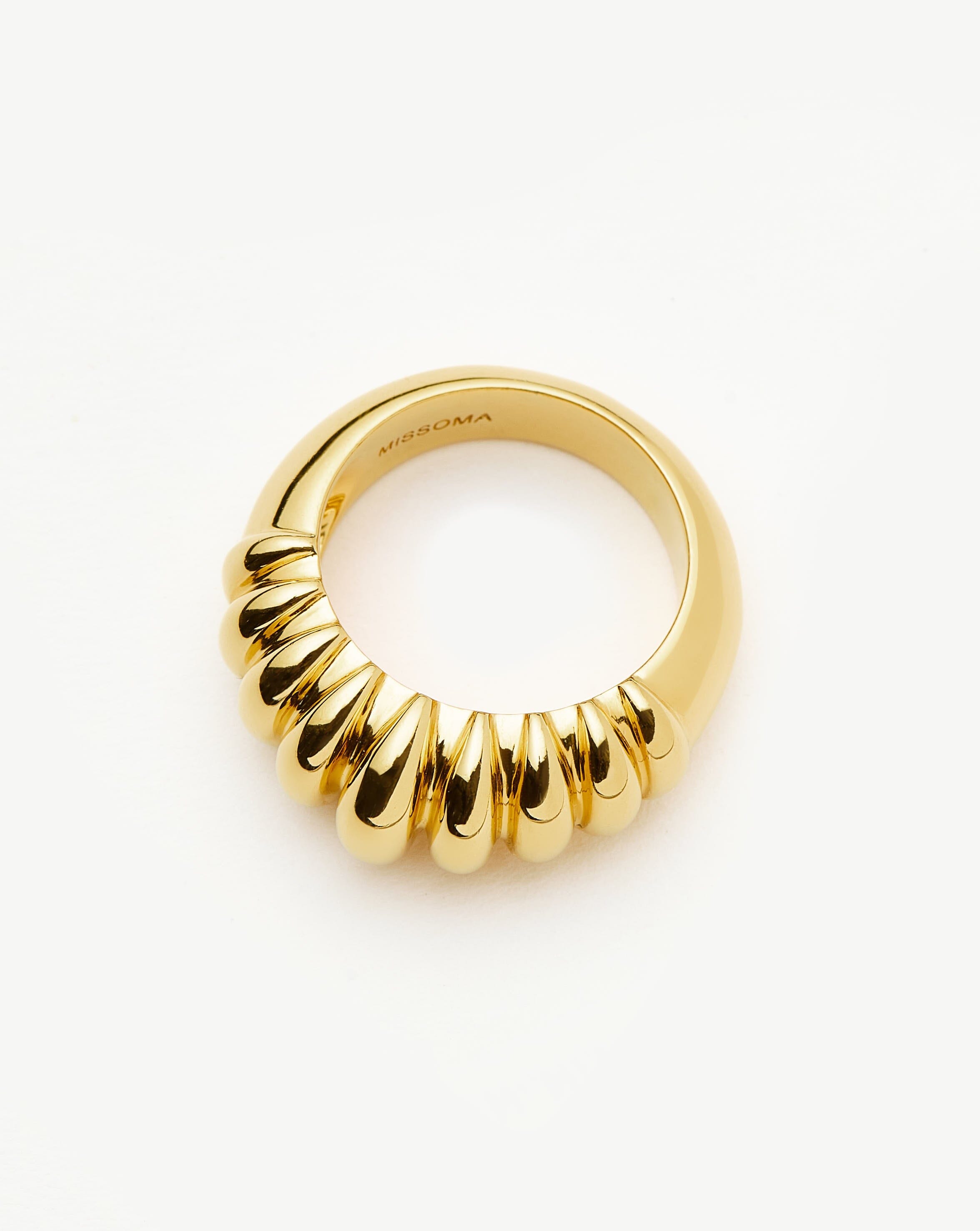 Claw Ridge Ring | 18ct Gold Plated Rings Missoma 