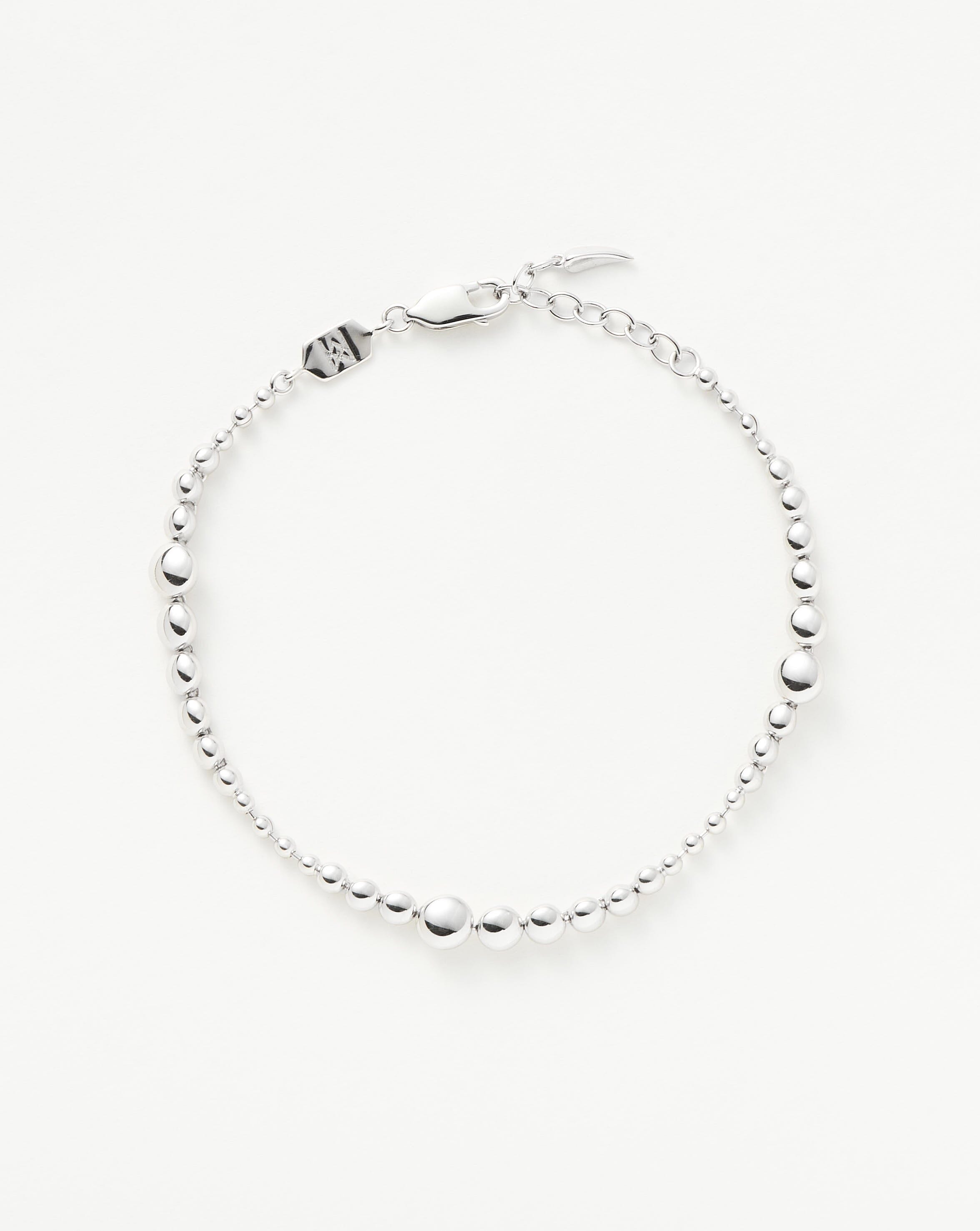 Graduated Beaded Bracelet | Sterling Silver Bracelets Missoma 