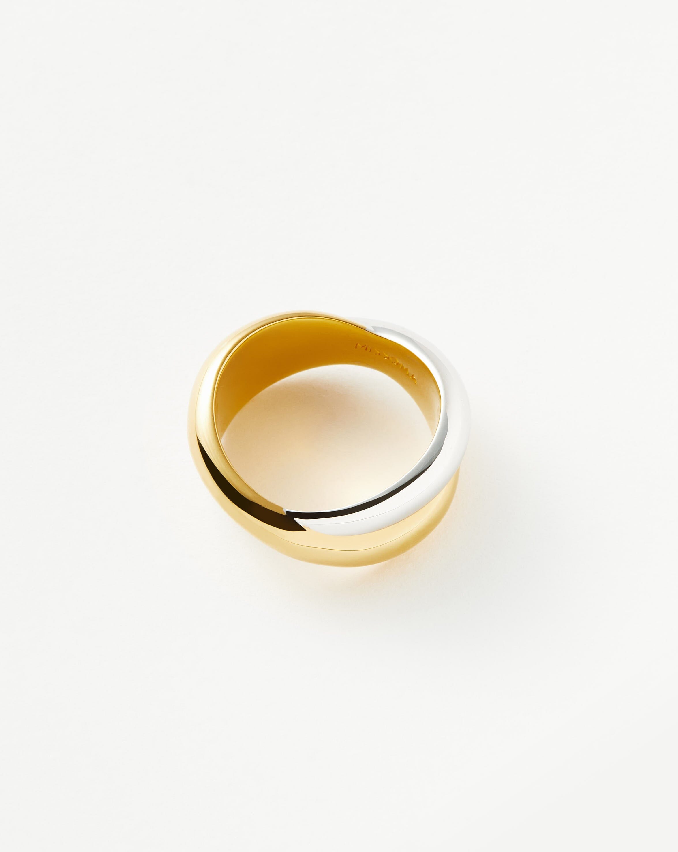 Lucy Williams Chunky Entwine Ring | Mixed Metal Rings Missoma 