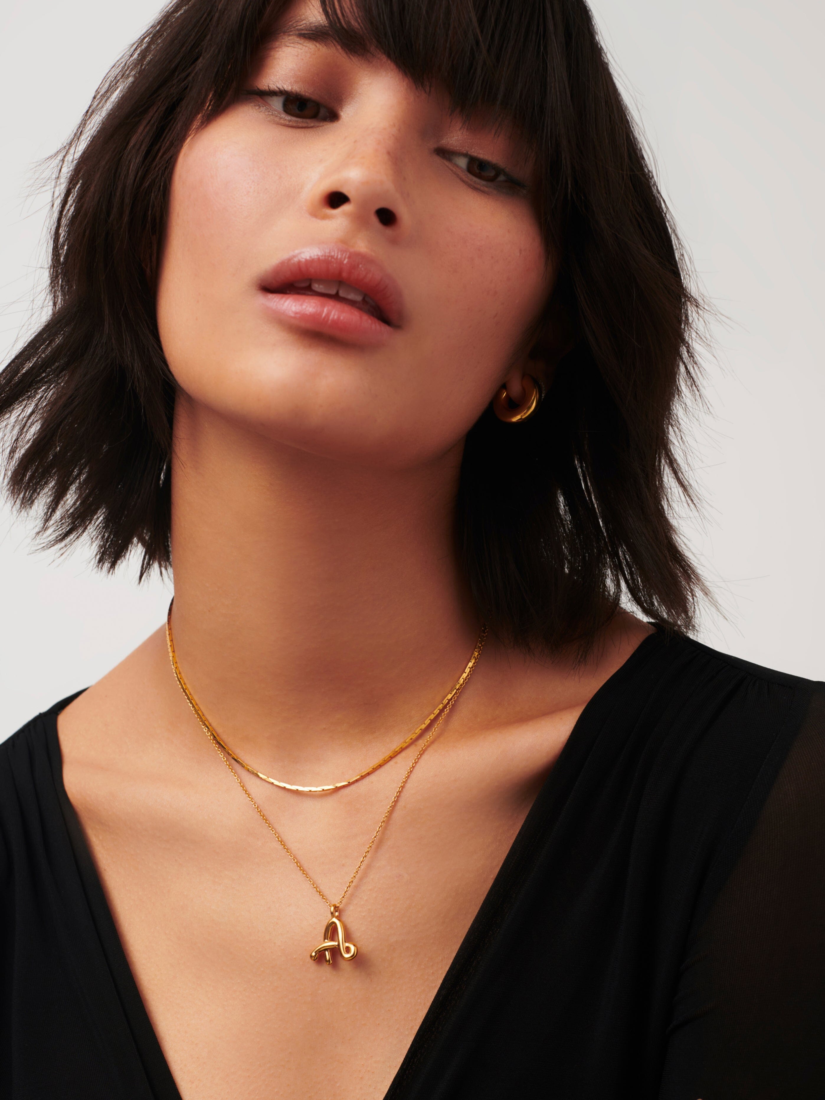 Lucy Williams Cobra Snake Chain Necklace | 18ct Gold Plated Necklaces Missoma 