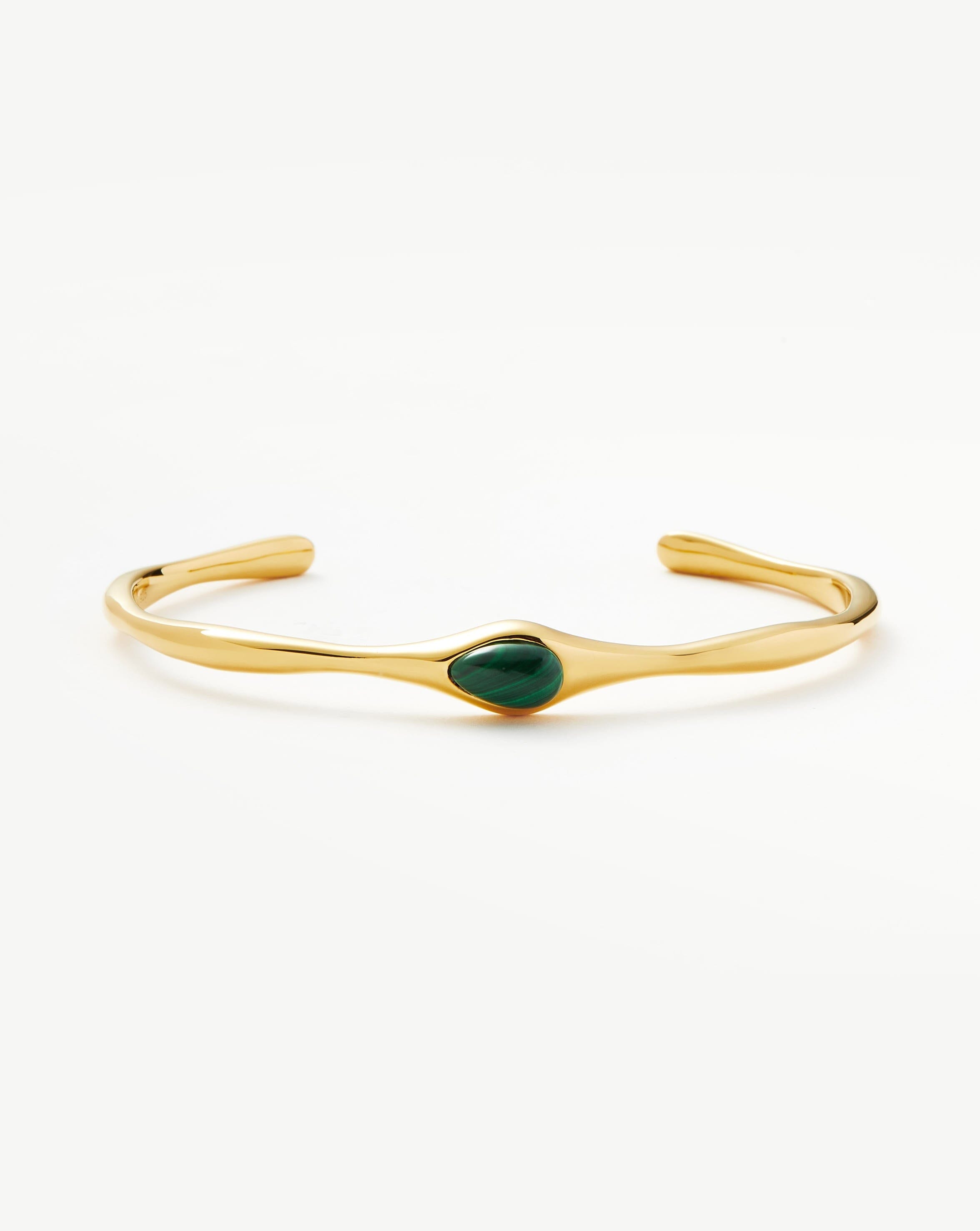 Magma Gemstone Cuff Bracelet | 18ct Recycled Gold Plating On Brass Bracelets Missoma 