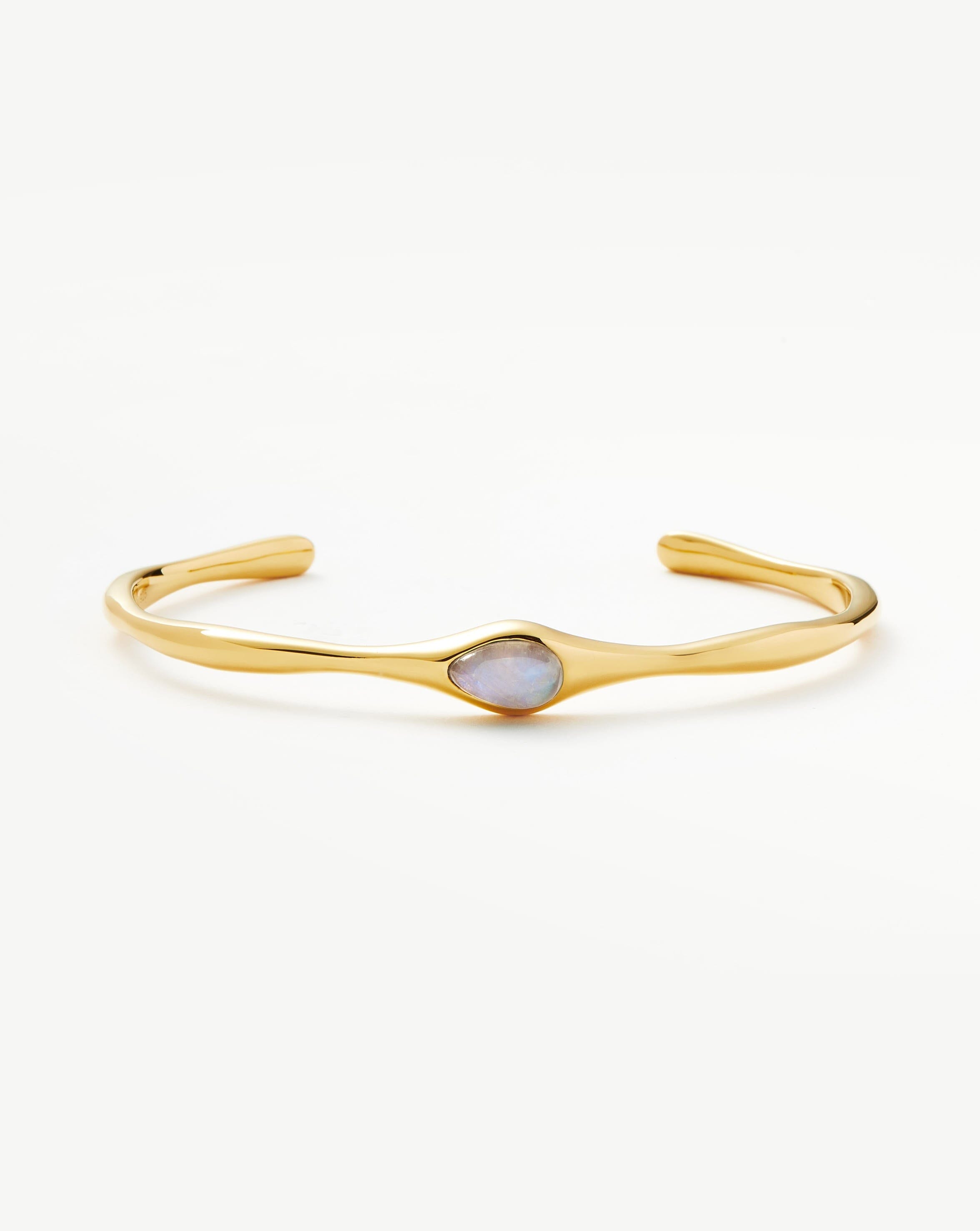 Magma Gemstone Cuff Bracelet | 18ct Recycled Gold Vermeil on Recycled Sterling Silver Bracelets Missoma 