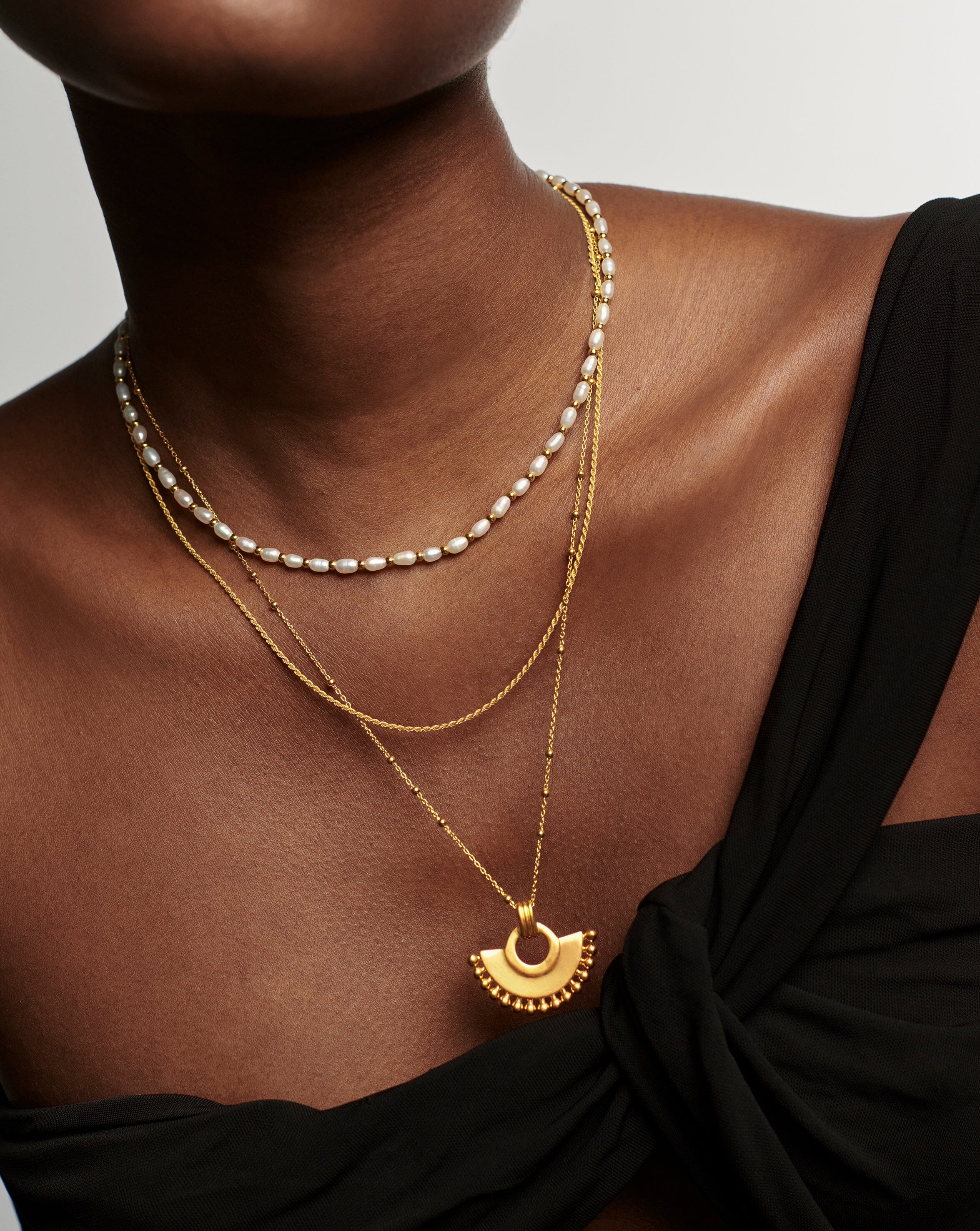 Medium Rope Chain Necklace | 18ct Gold Plated Vermeil Necklaces Missoma 