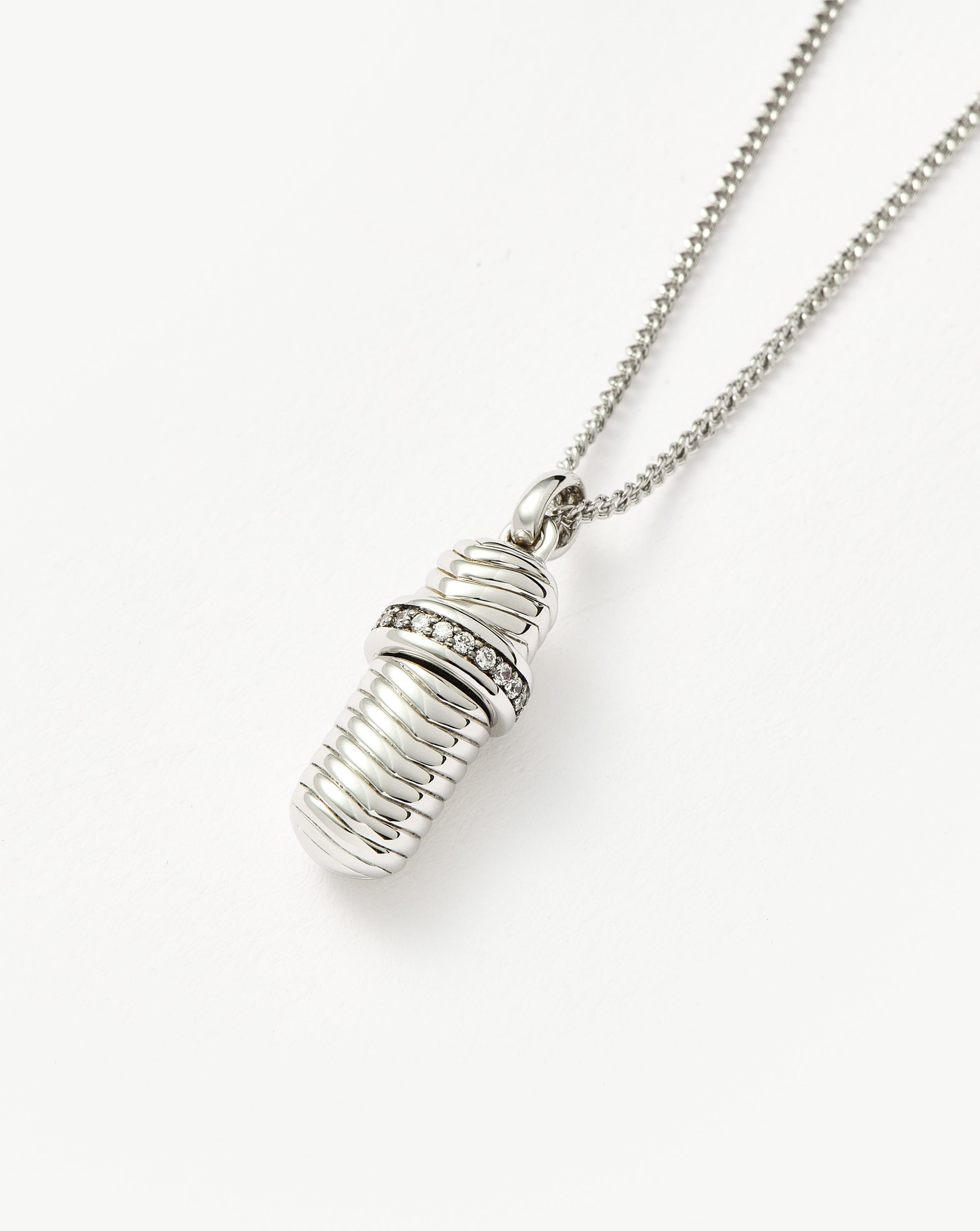 Message in a Bottle Ridge Pendant Necklace Necklace Missoma 