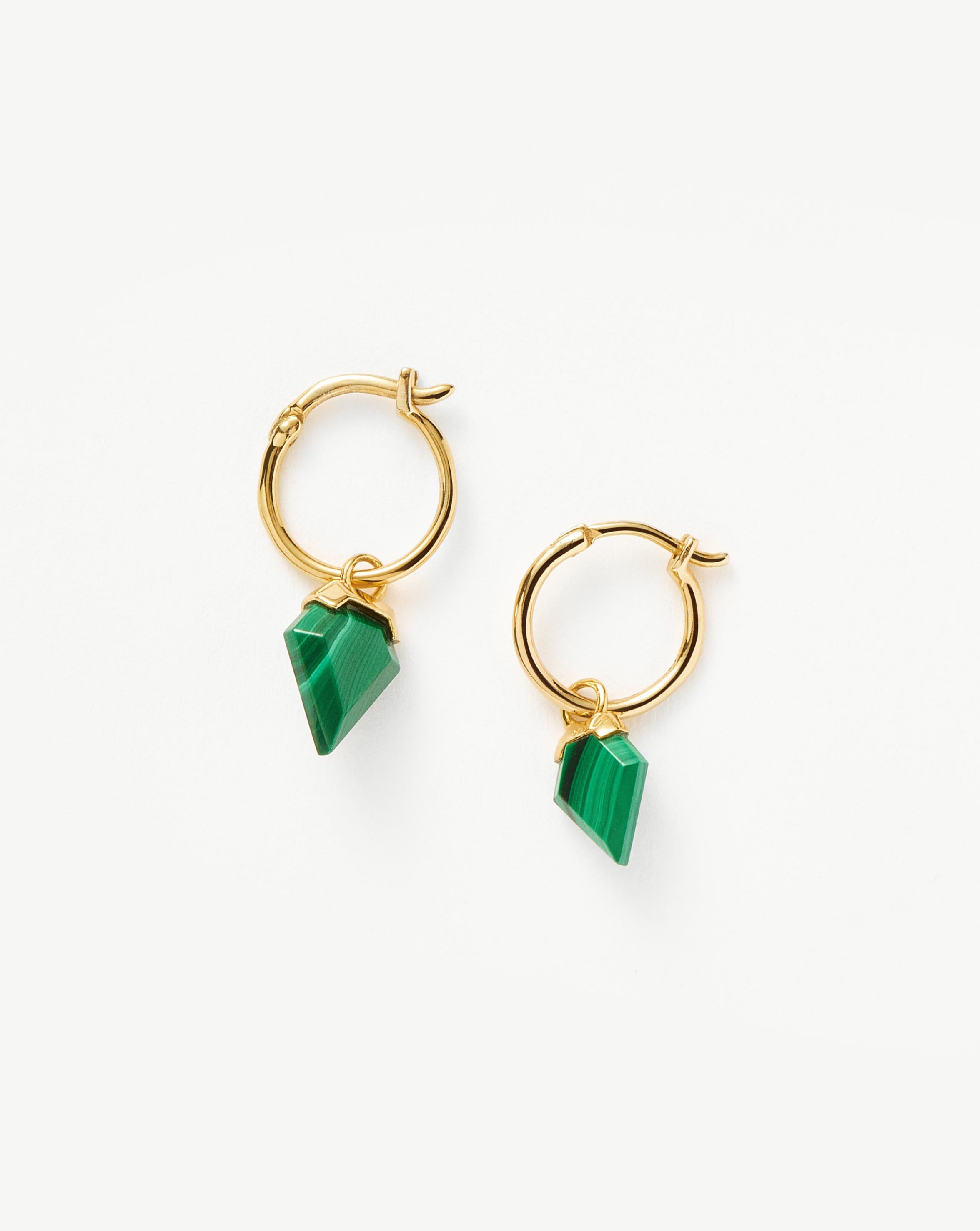 Mini Shield Hoop Earrings Earrings Missoma 