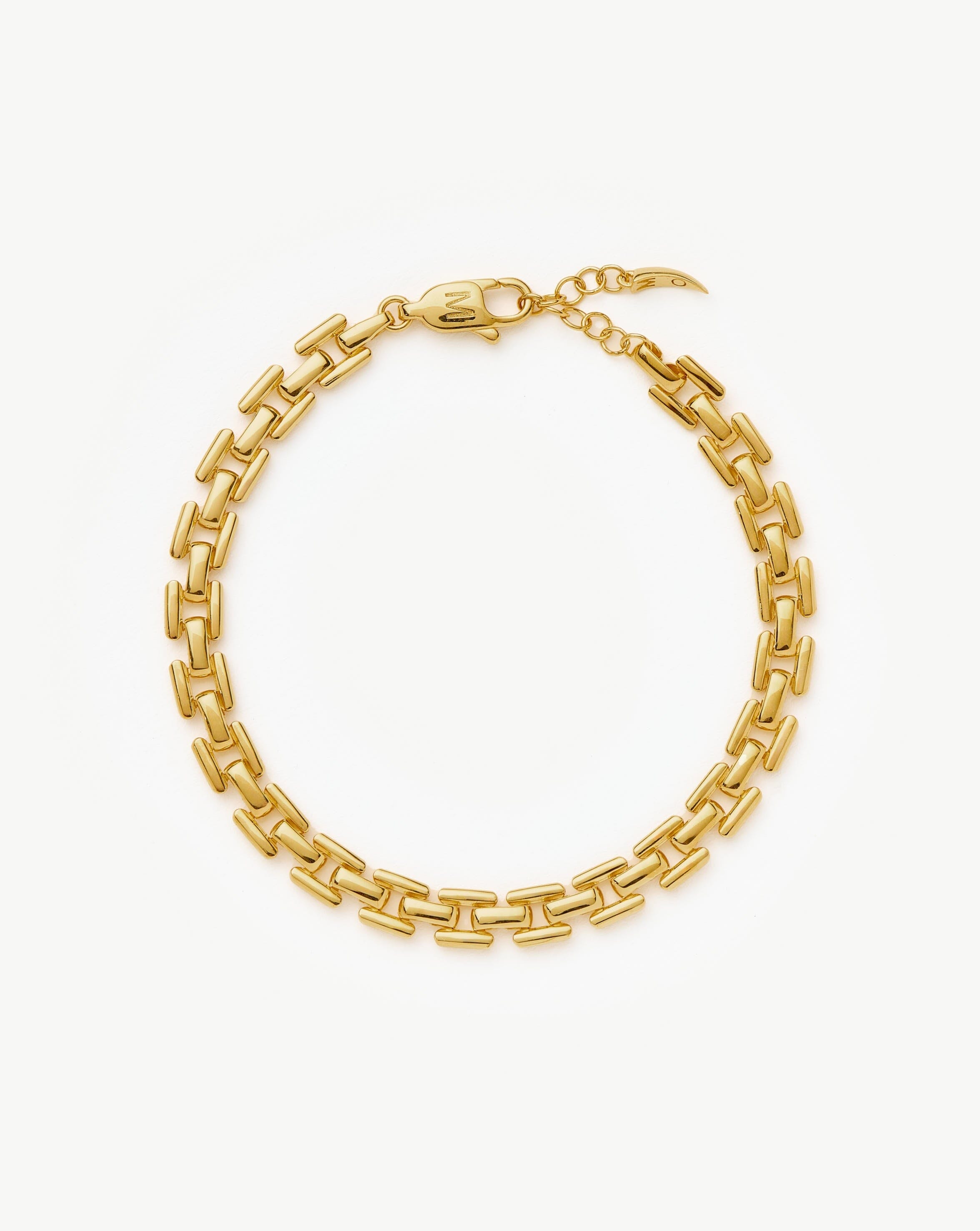 Timepiece Link Chain Bracelet | 18ct Gold Plated Bracelets Missoma 