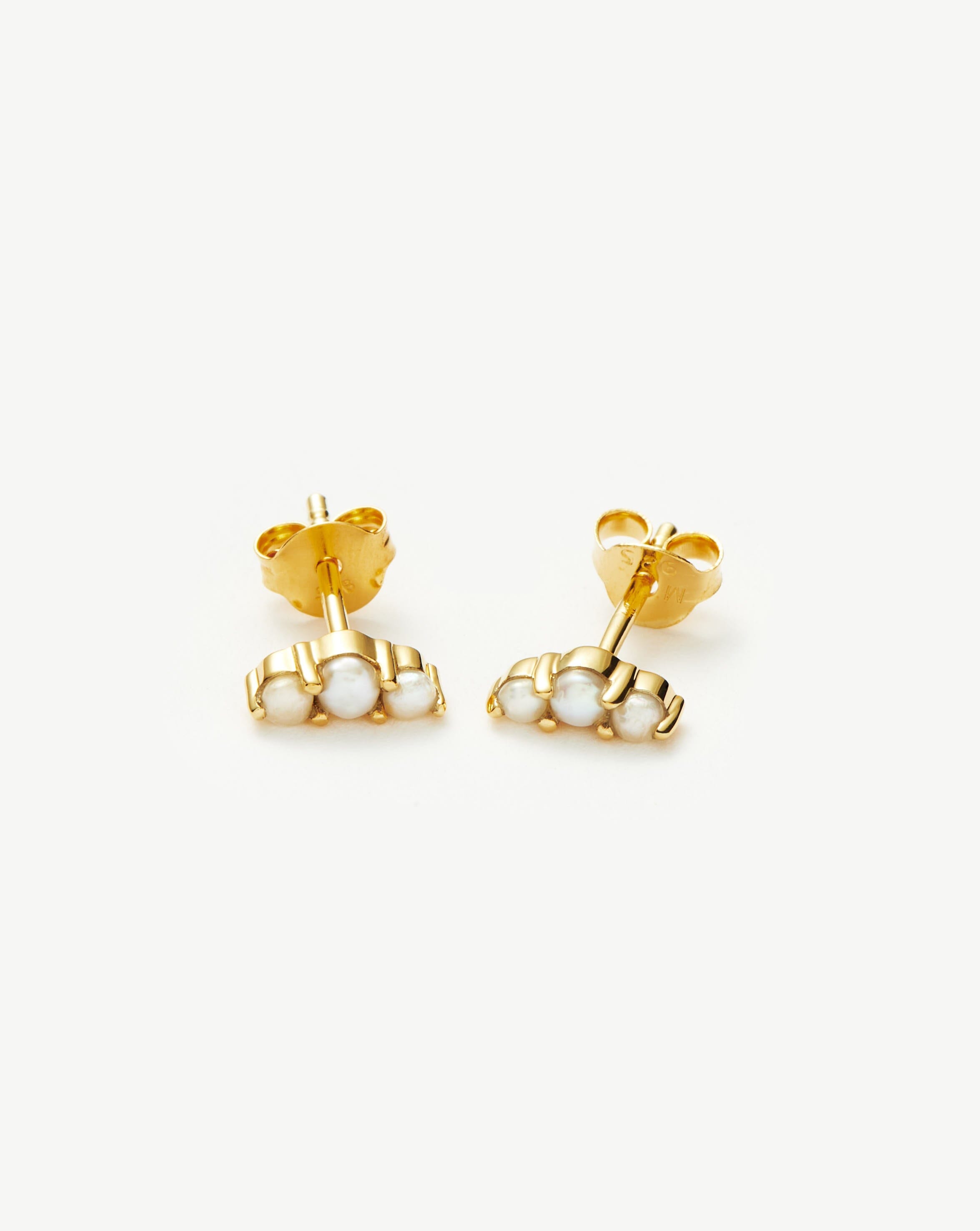 Trio Stud Earrings Earrings Missoma 