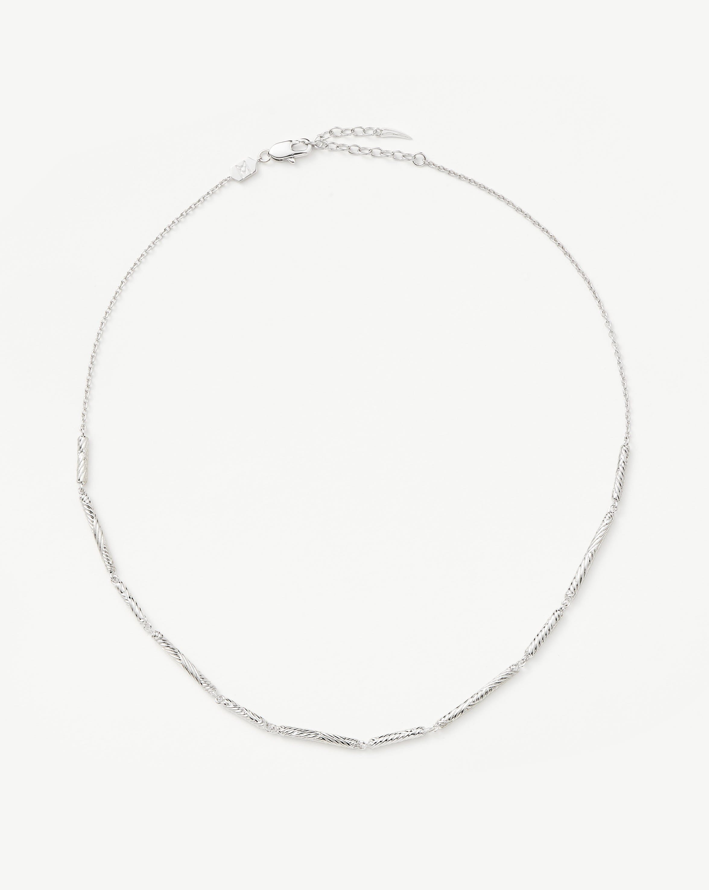 Wavy Ridge Chain Choker Necklaces Missoma 