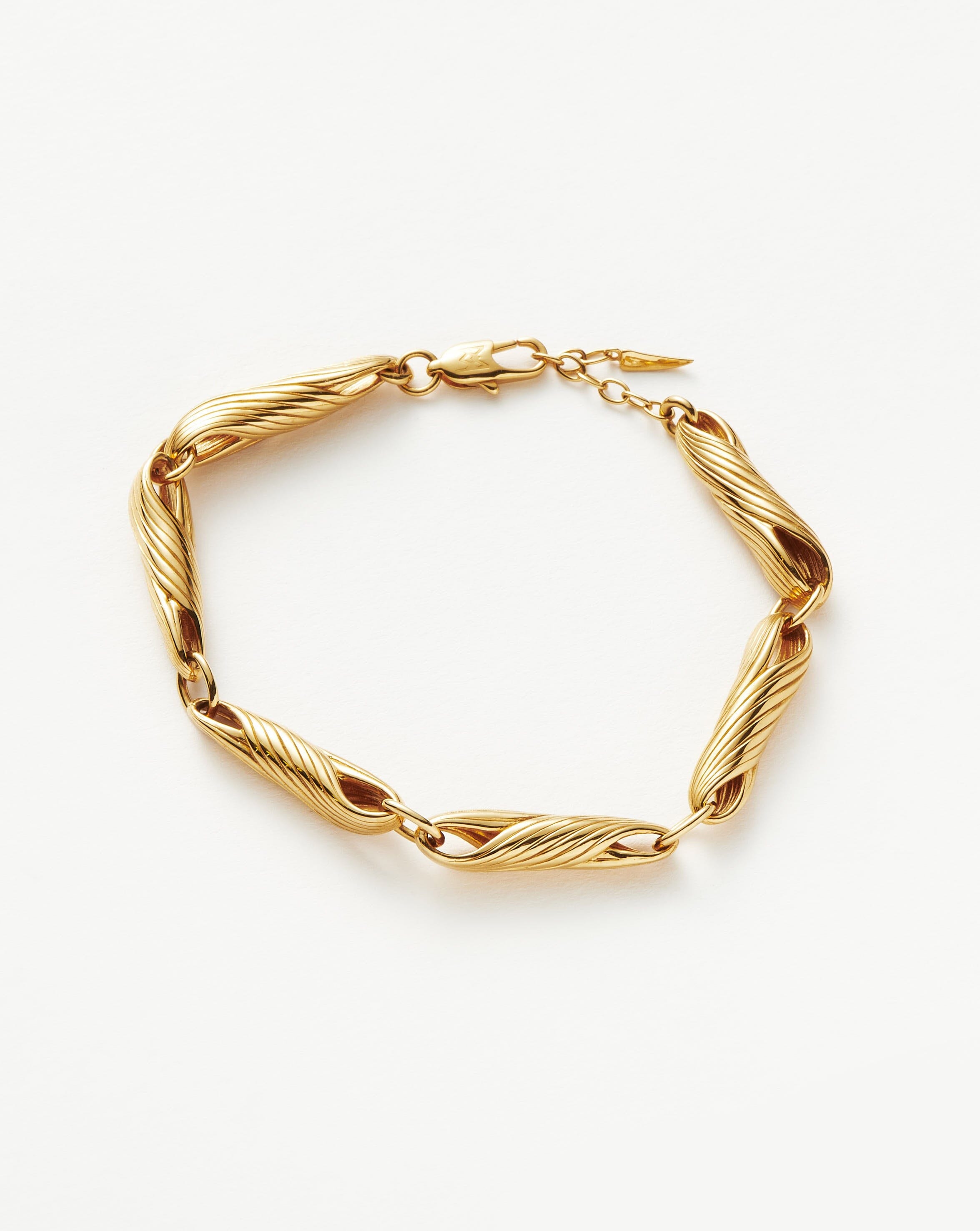 Wavy Ridge Gemelli Chunky Chain Bracelet Bracelets Missoma 