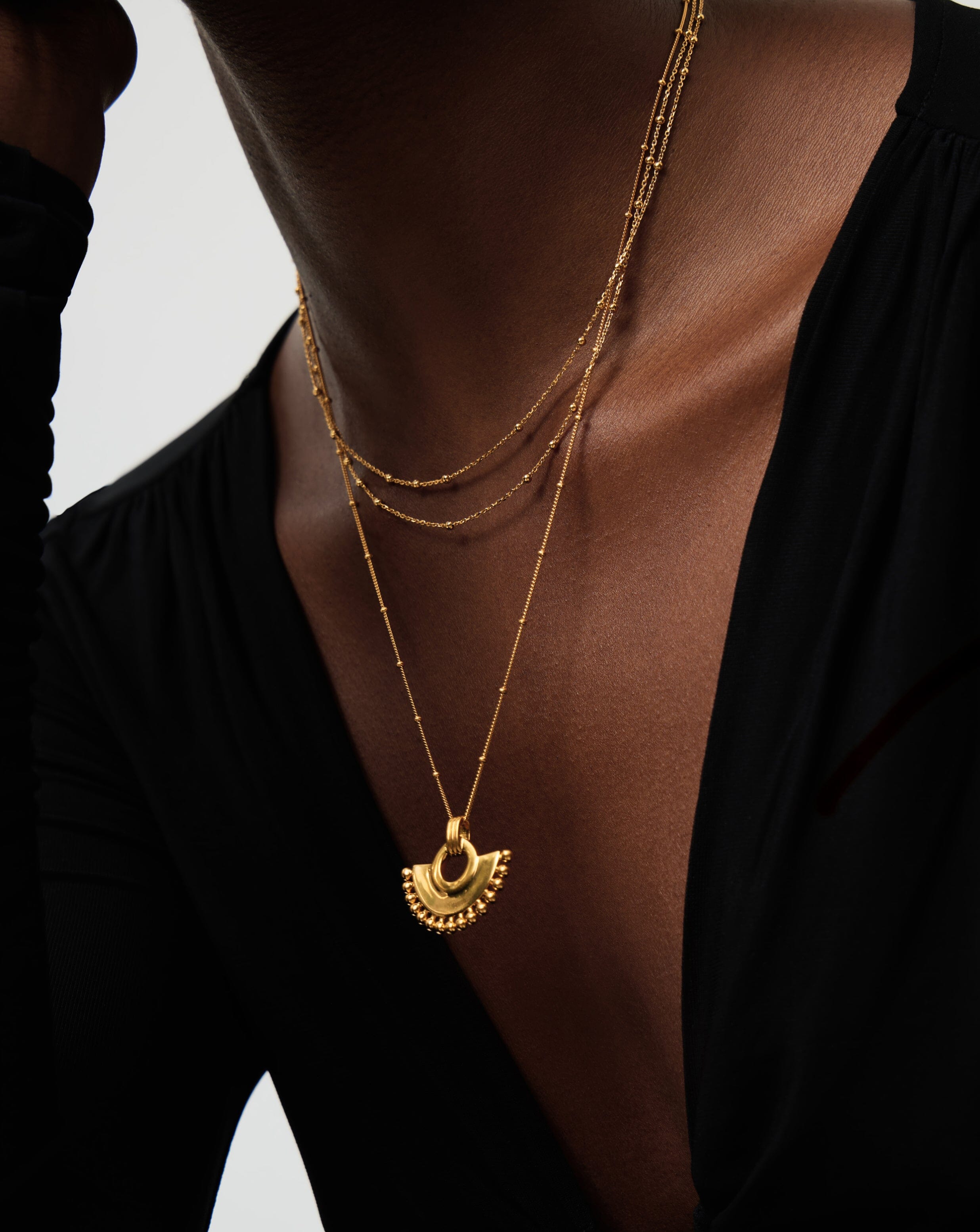 Zenyu Fan Necklace | 18ct Gold Plated Necklaces Missoma 