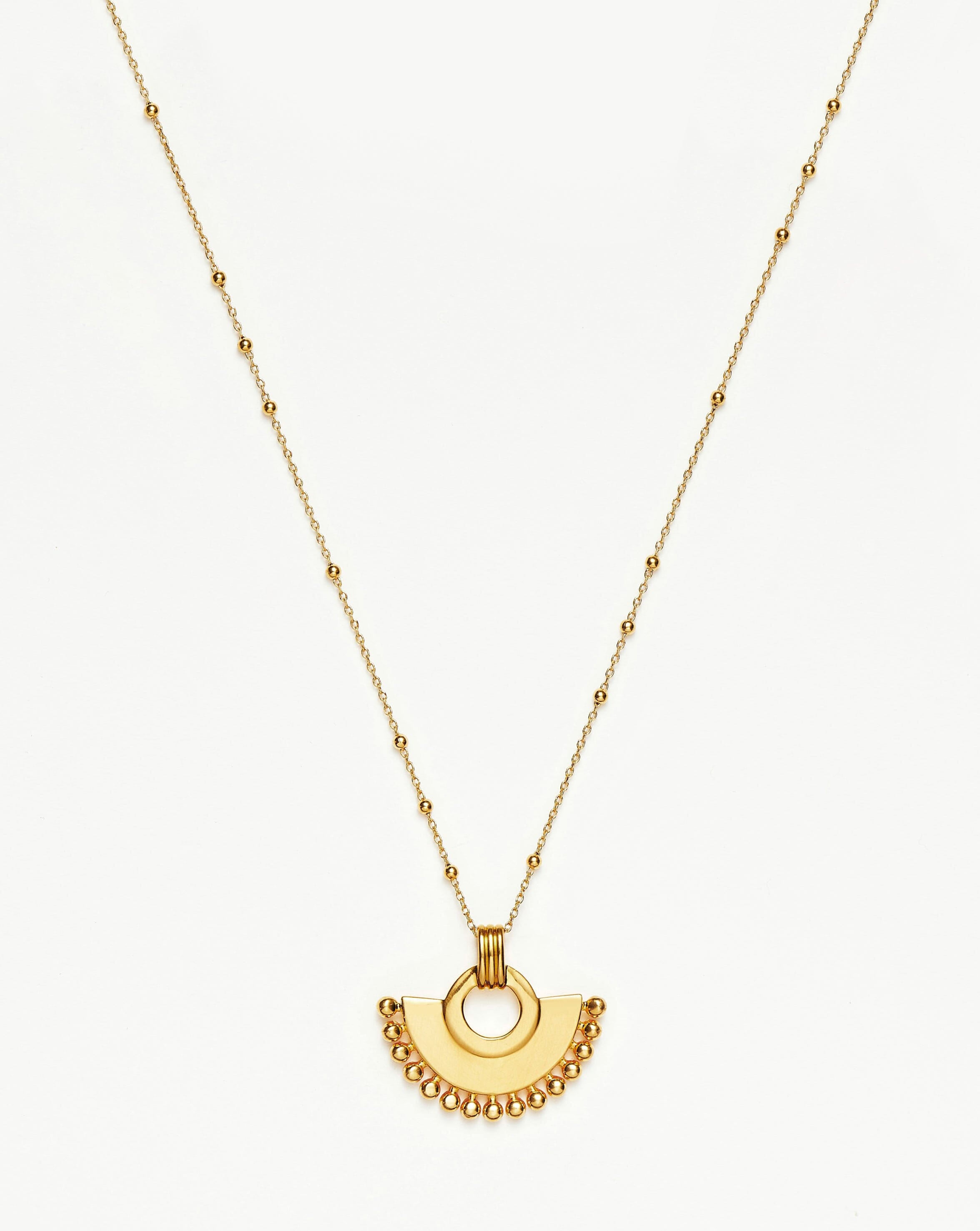 Zenyu Fan Necklace | 18ct Gold Plated Necklaces Missoma 