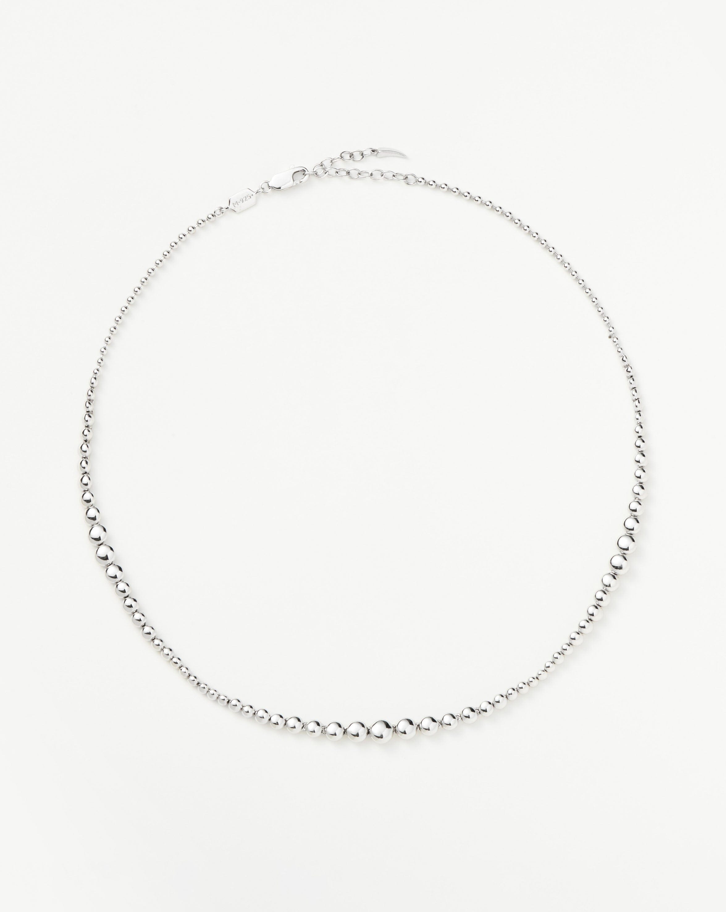 Articulated Beaded Choker | Sterling Silver Necklaces Missoma 