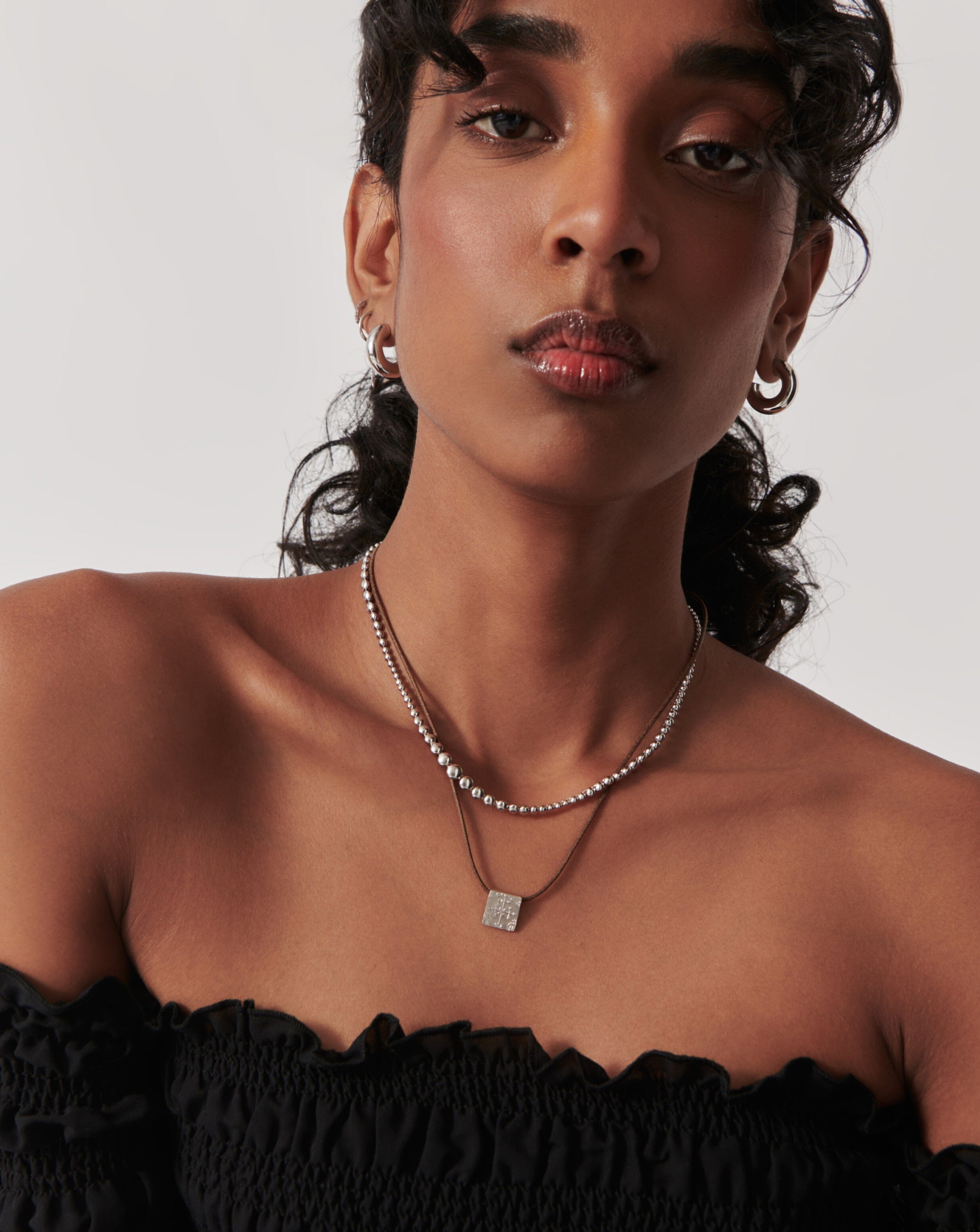 Articulated Beaded Choker | Sterling Silver Necklaces Missoma 