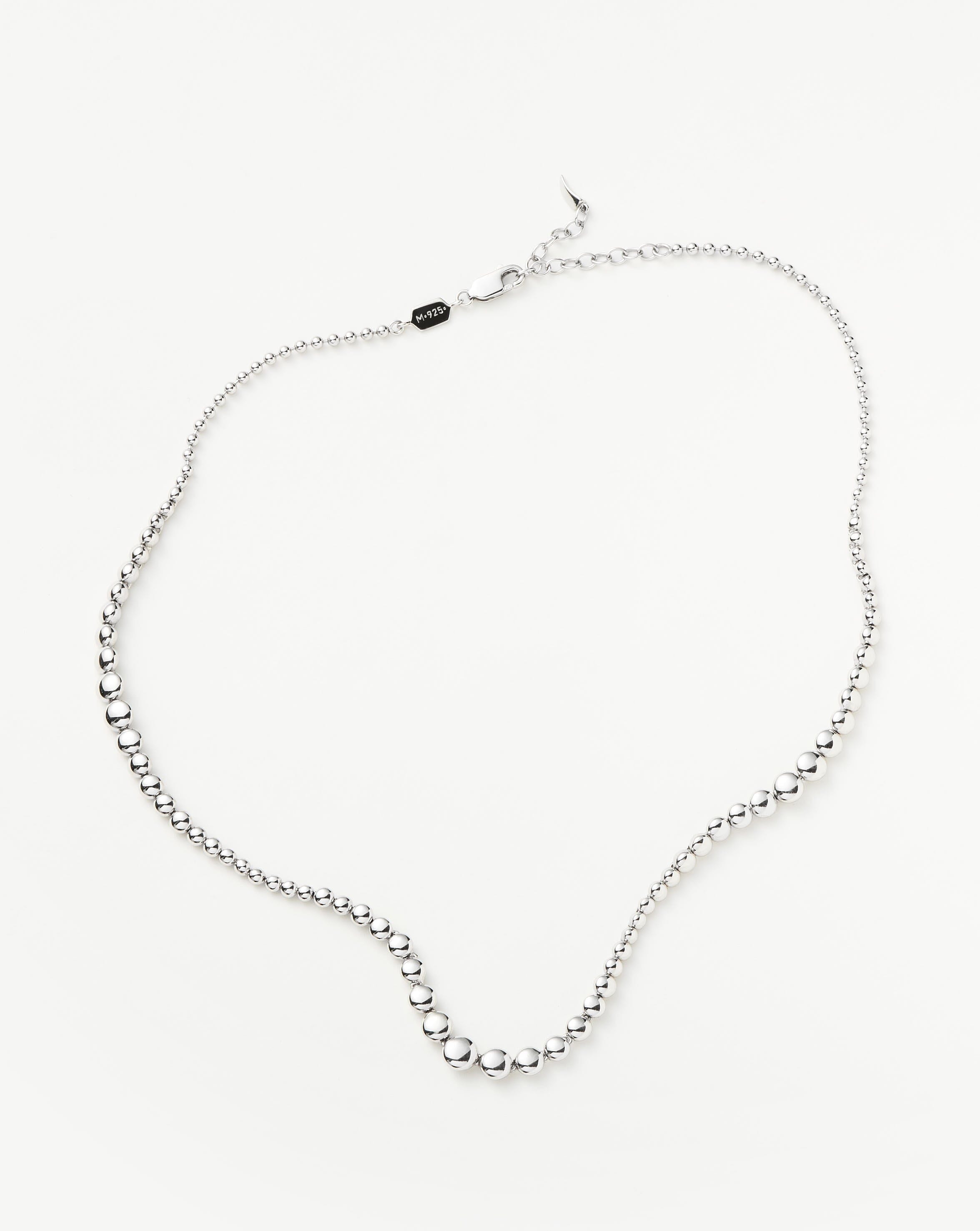 Articulated Beaded Choker | Sterling Silver Necklaces Missoma 