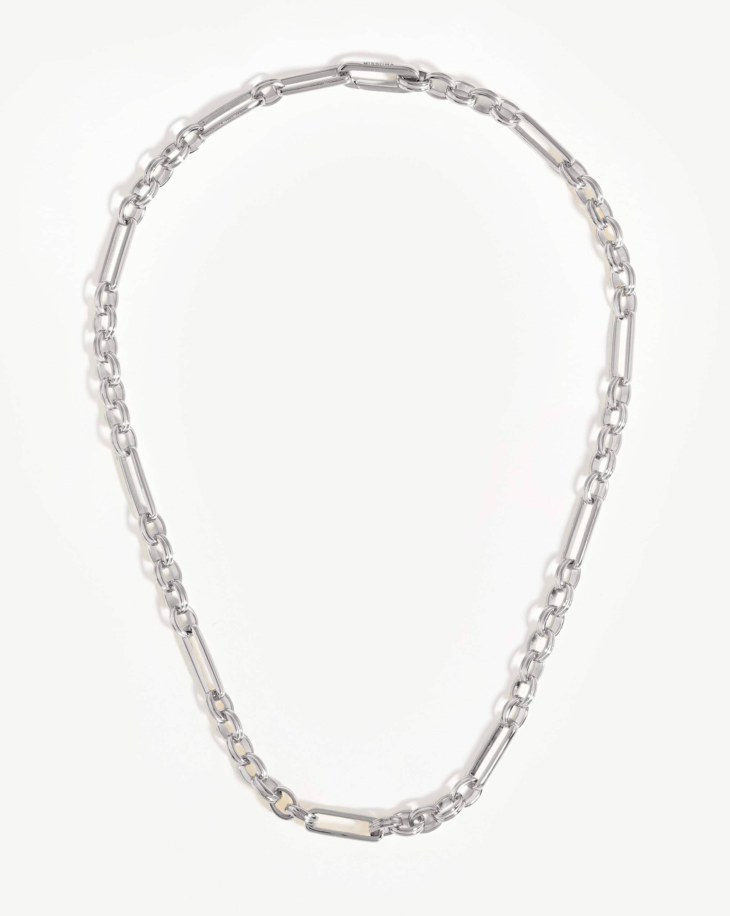 Axiom Chain Necklace | Silver Plated Necklaces Missoma 