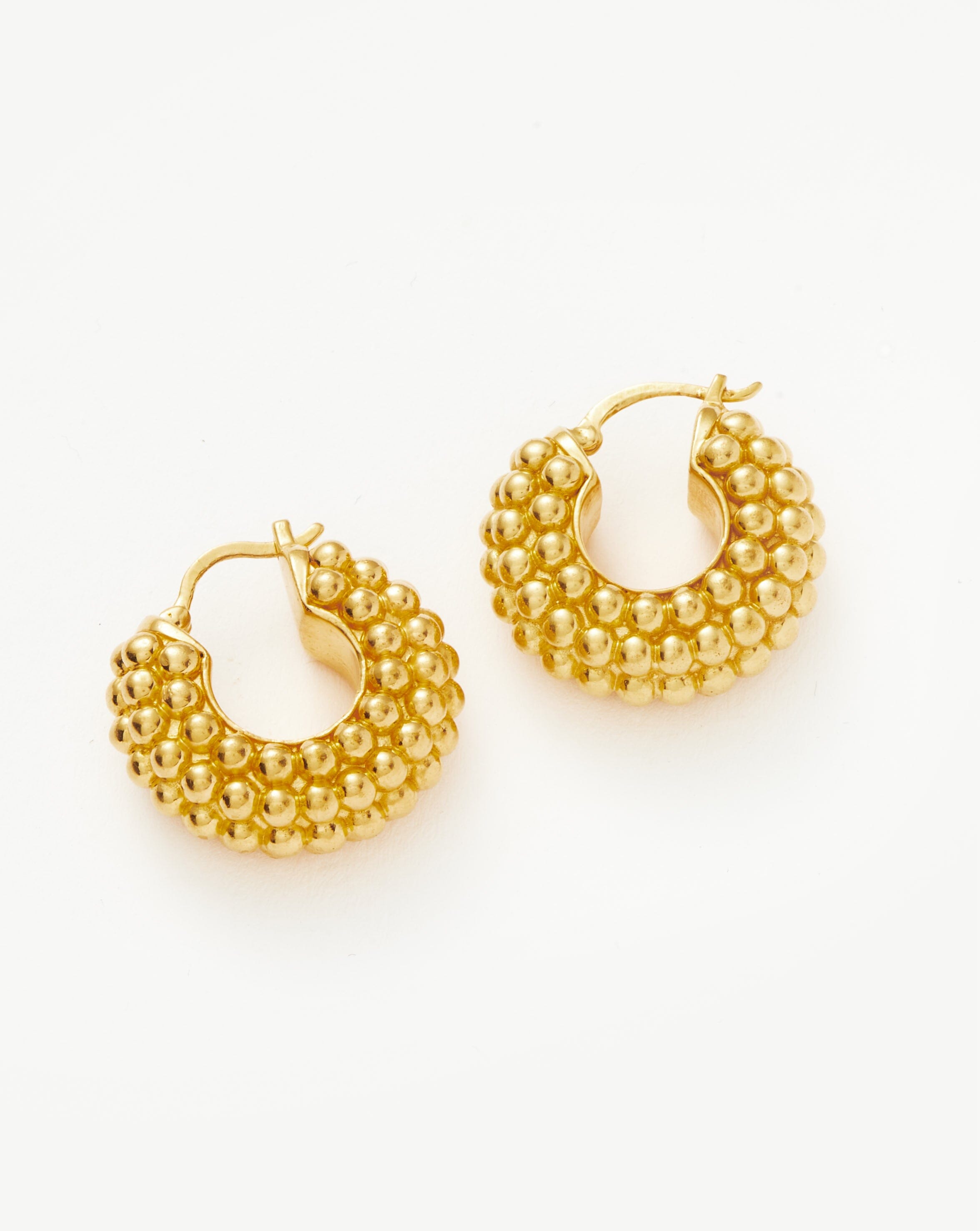 Baya Hoop Earrings | 18ct Gold Plated Earrings Missoma 