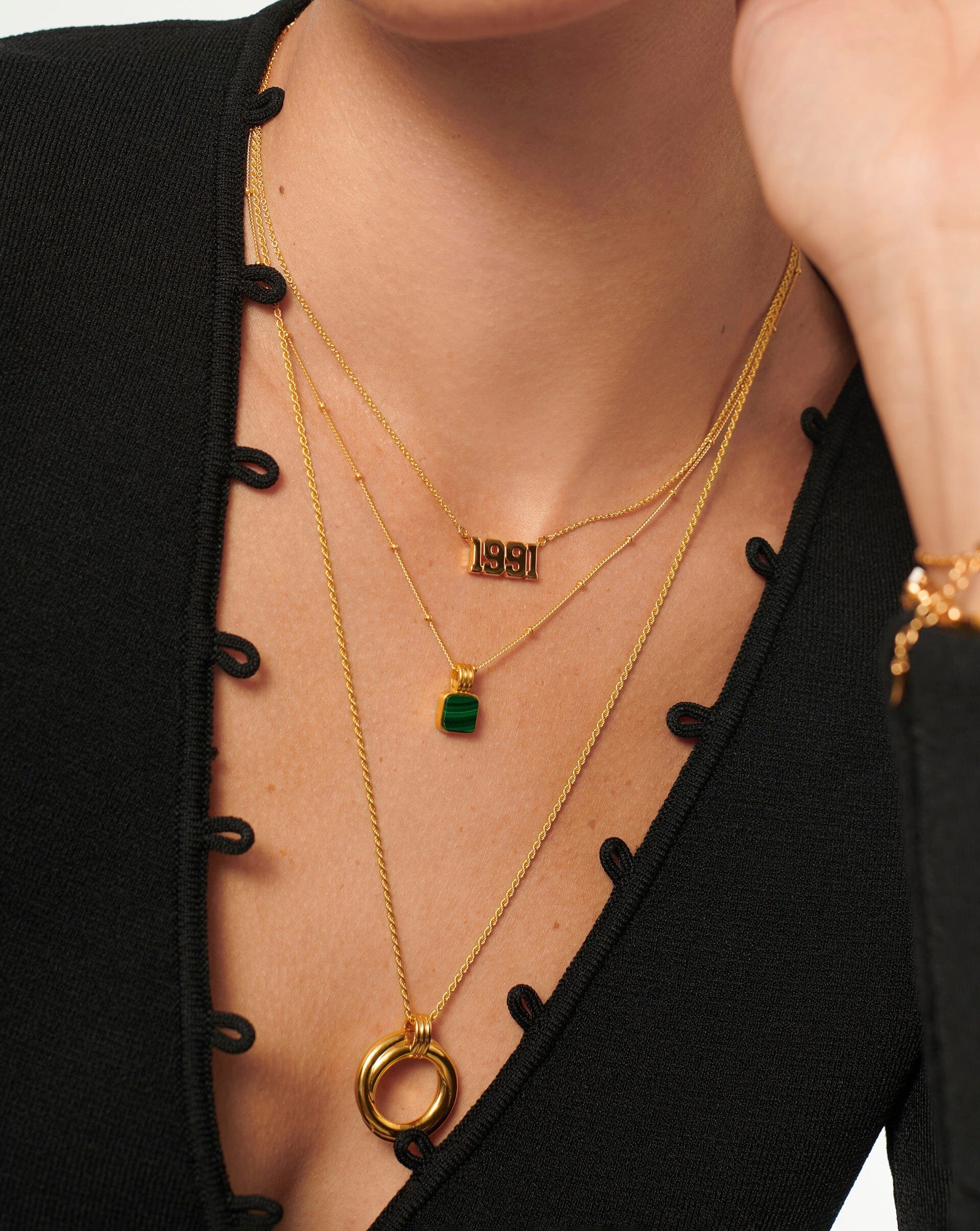 Birth Year Necklace - Year 1991 | 18ct Gold Plated Vermeil Necklaces Missoma 