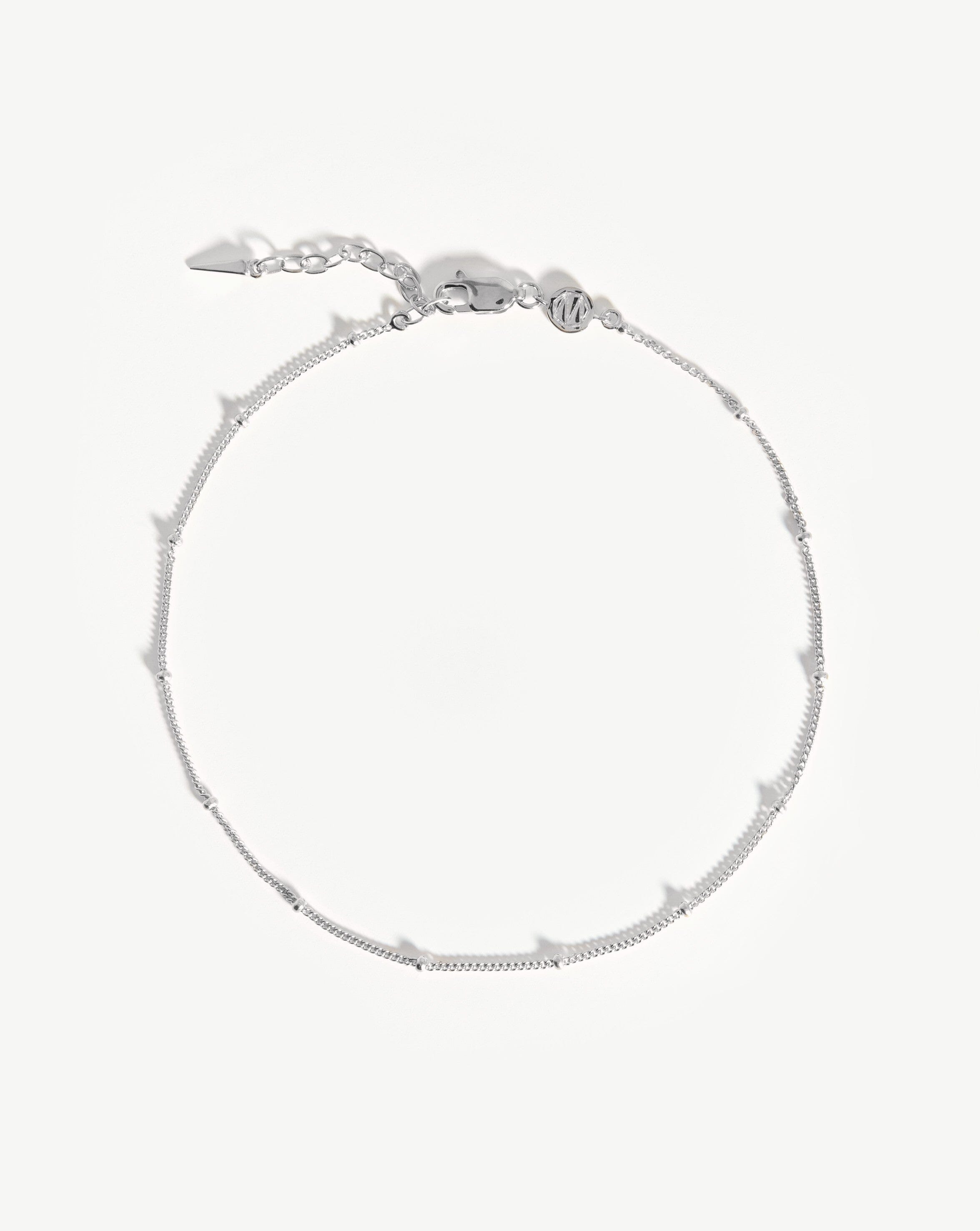 Bobble Chain Anklet | Sterling Silver Anklets Missoma 