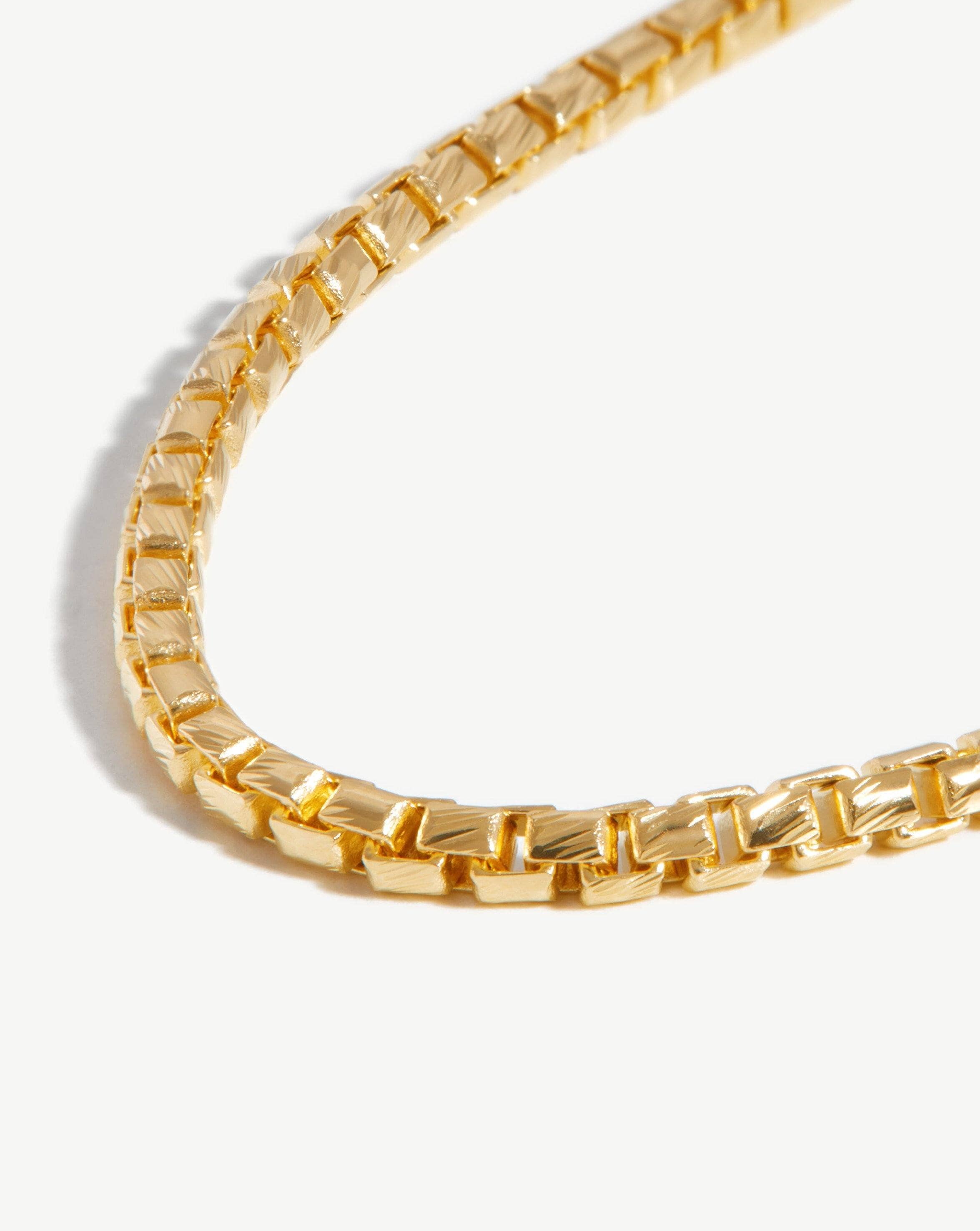 Box Link Chain Necklace | 18ct Gold Plated Vermeil Necklaces Missoma 