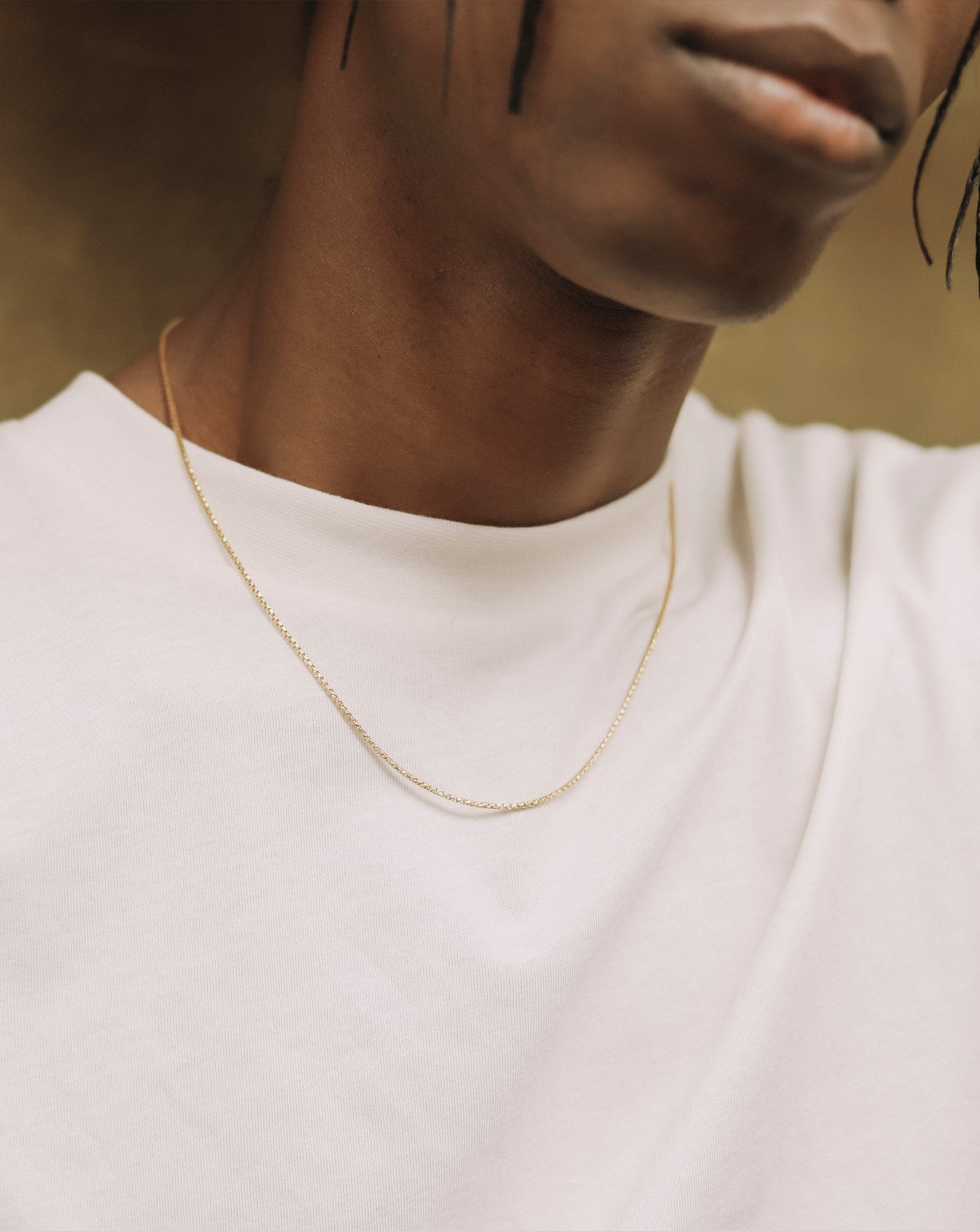 Box Link Chain Necklace | 18ct Gold Plated Vermeil Necklaces Missoma 