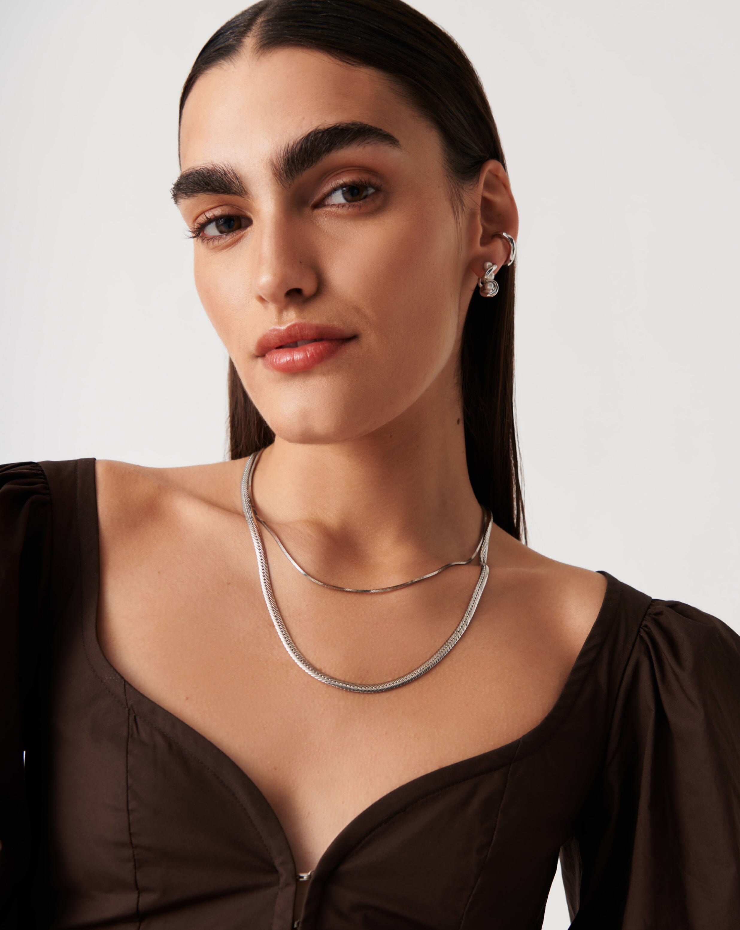 Camail Long Snake Chain Necklace Necklaces Missoma 