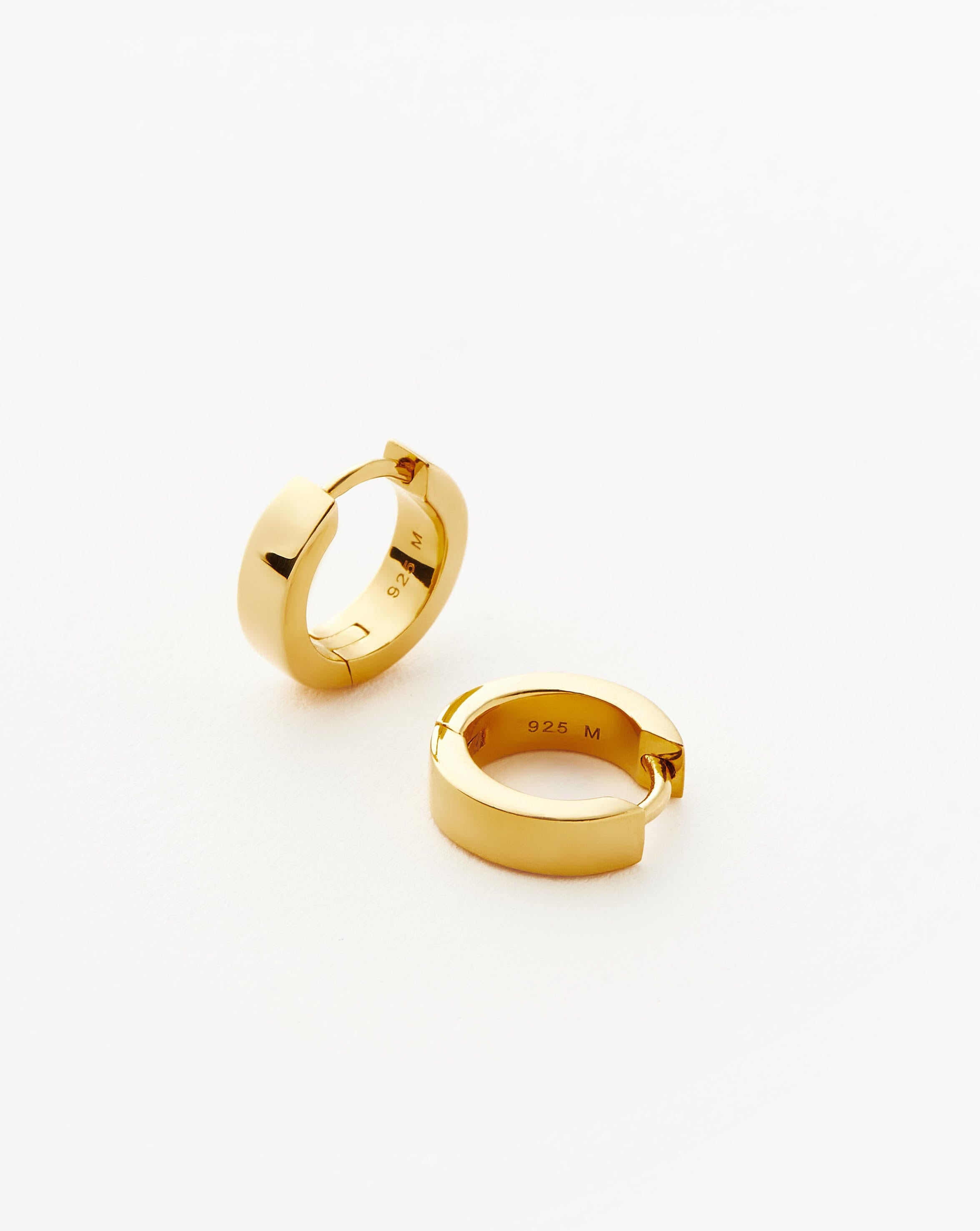 Chubby Huggies | 18ct Gold Plated Vermeil Earrings Missoma 