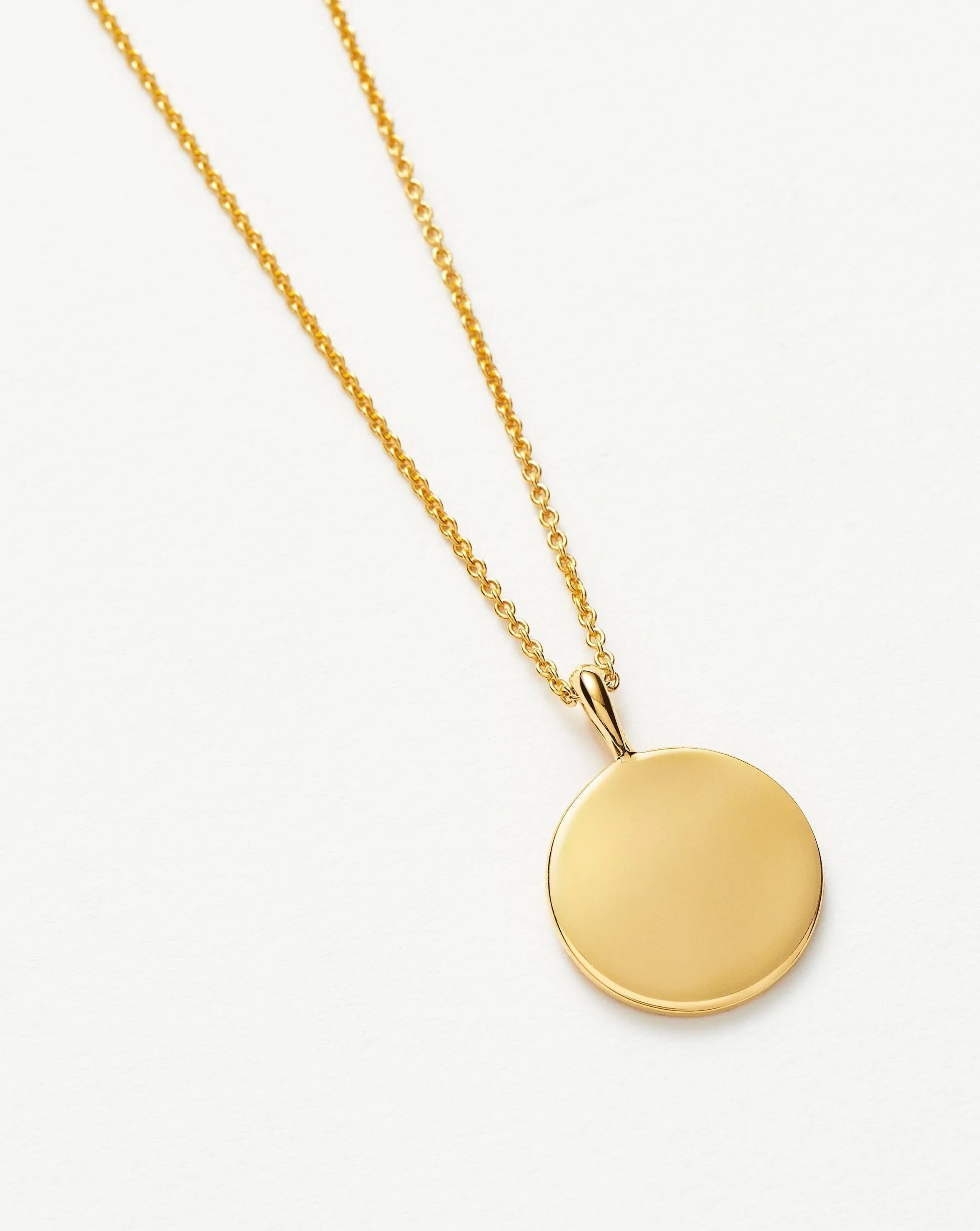 Engravable Round Necklace Necklaces Missoma 