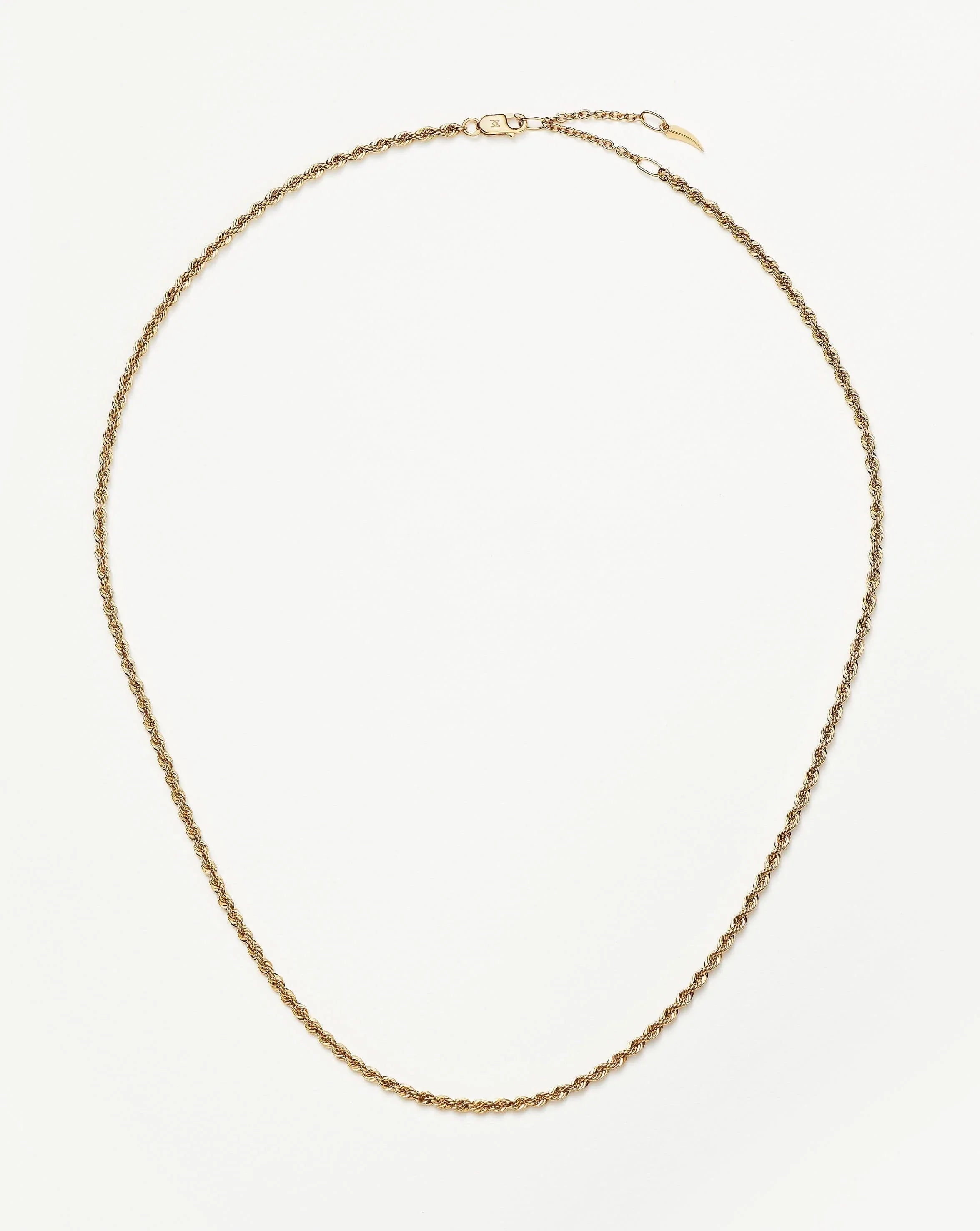 Fine Classic Rope Chain Necklace Necklaces Missoma 