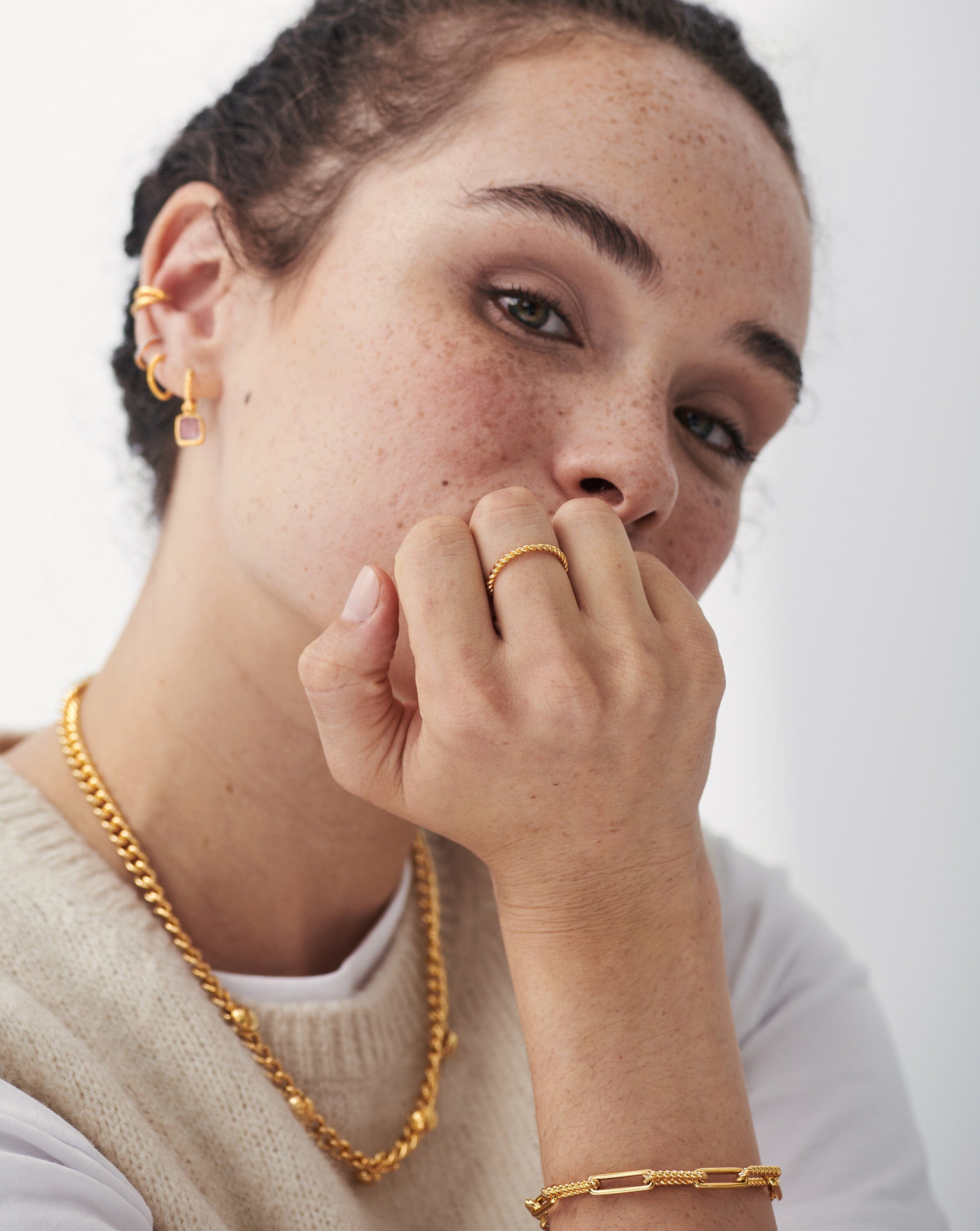 Flux Ring | 18ct Gold Plated Vermeil Rings Missoma 