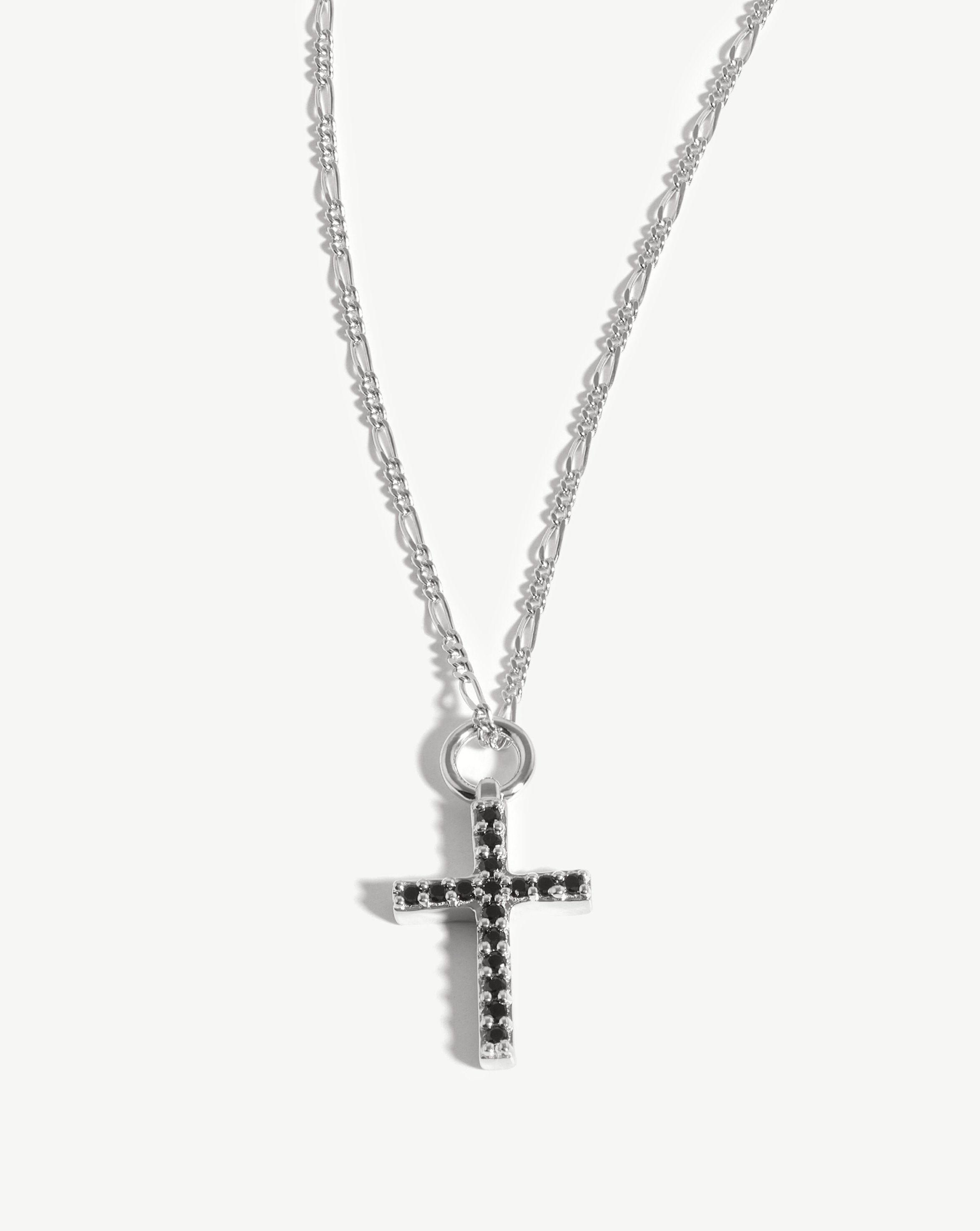 Fused Pave Cross Necklace Necklaces Missoma 