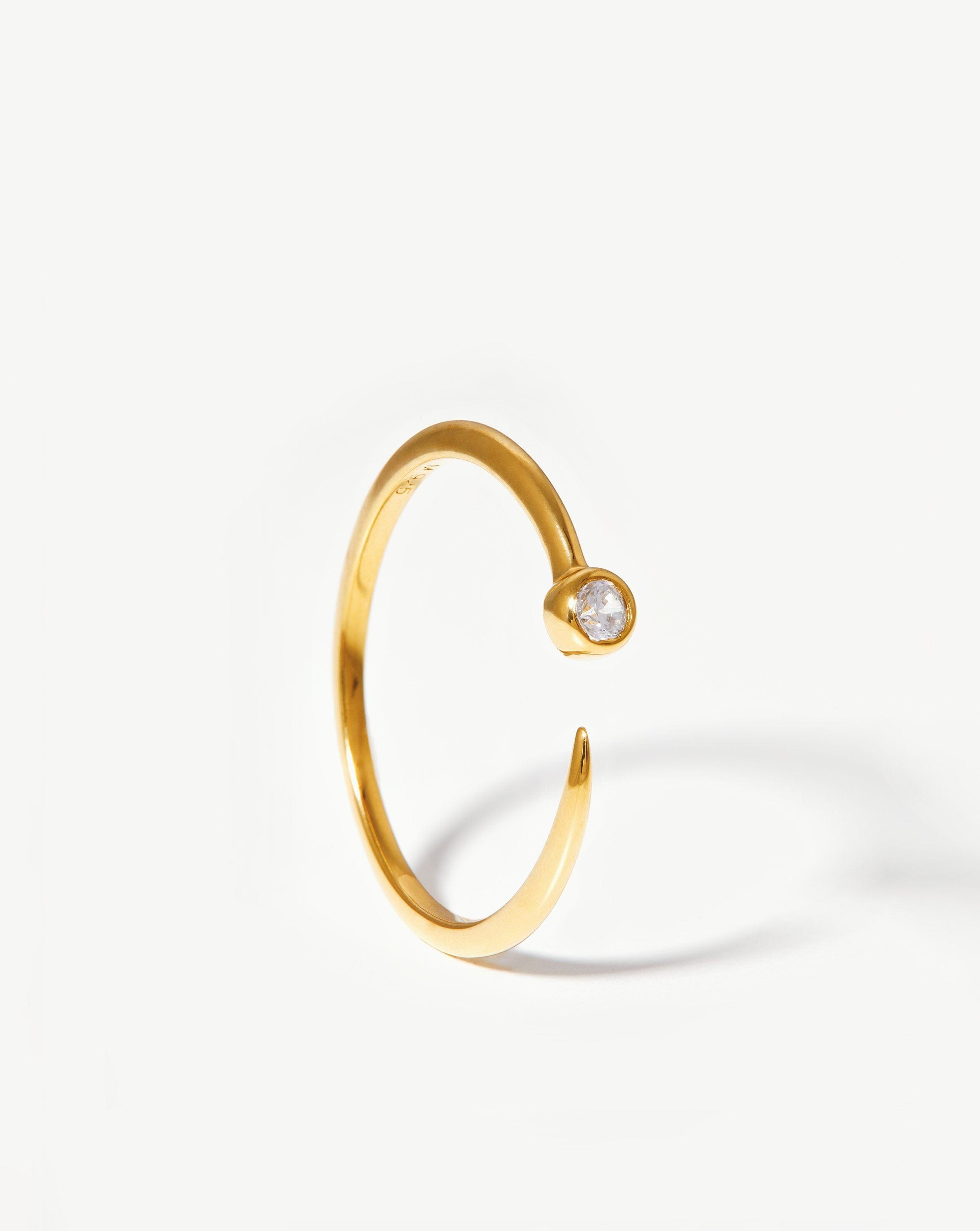 Interstellar Ring | 18ct Gold Plated Vermeil/Cubic Zirconia Rings Missoma 