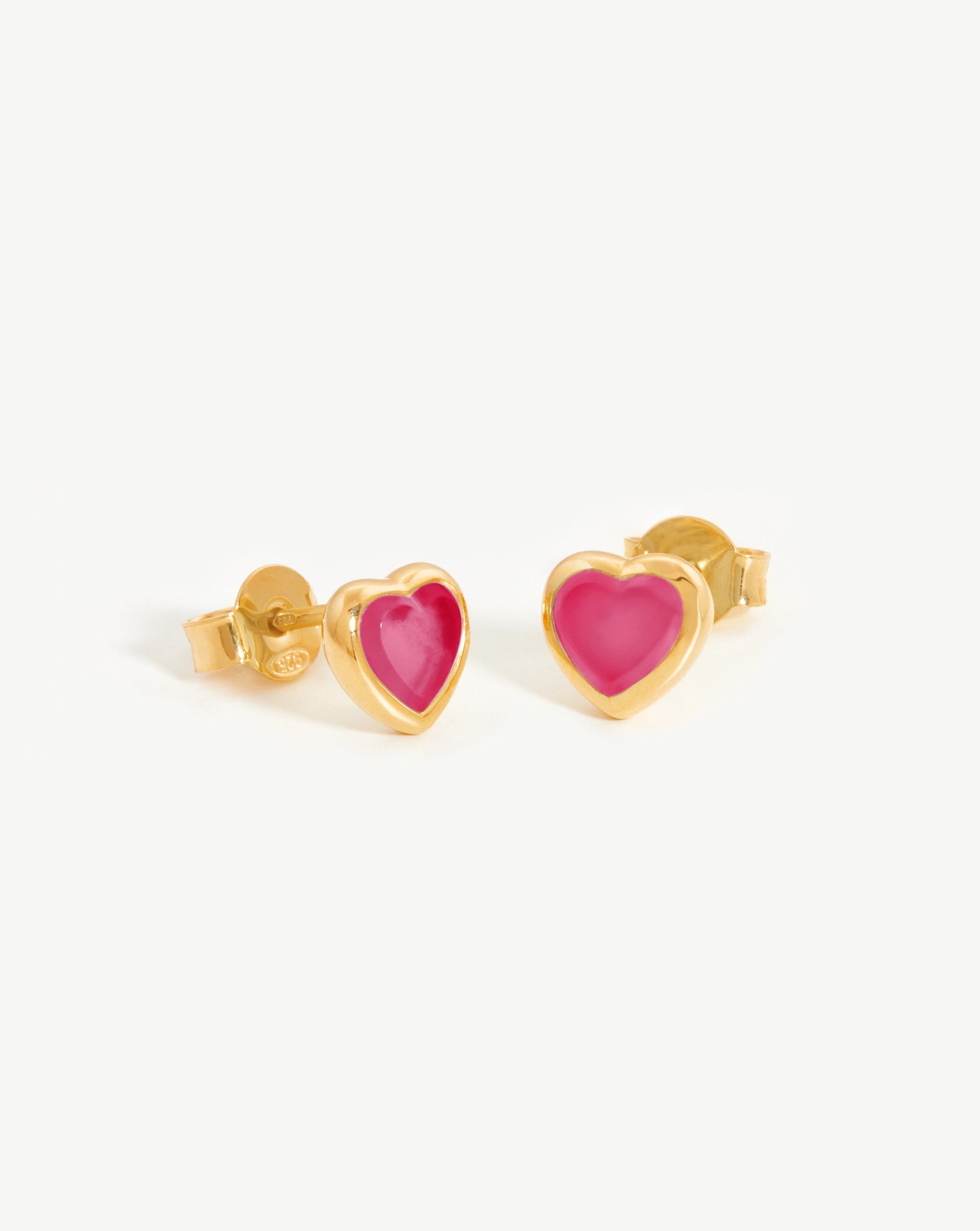 Jelly Heart Gemstone Stud Earrings Earrings Missoma 