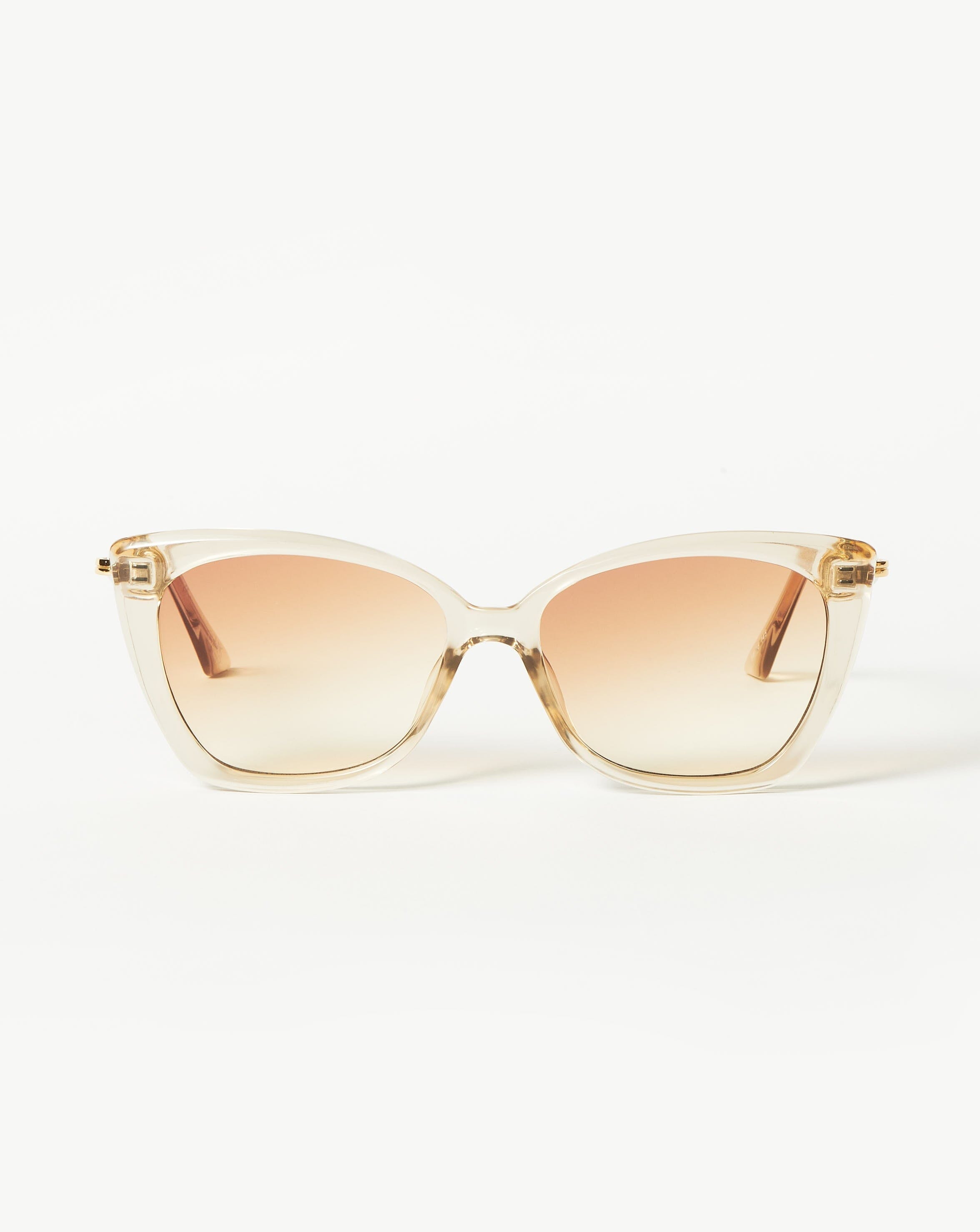 Le Specs Lyra Sphere Cat-Eye Sunglasses | Fawn/Pearl Accessories Missoma 