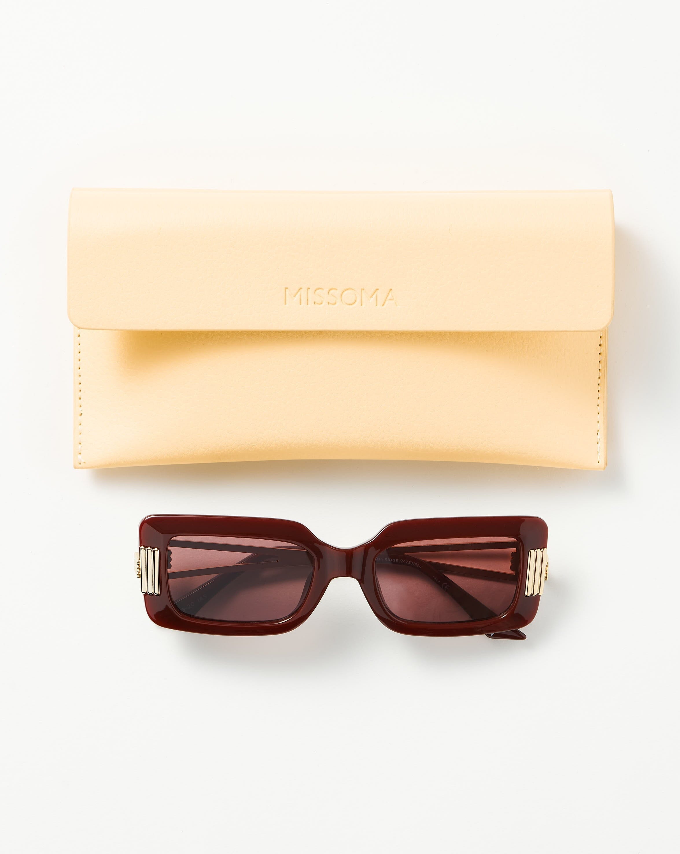 Le Specs Orion Ridge Sunglasses | Burgundy Accessories Missoma 