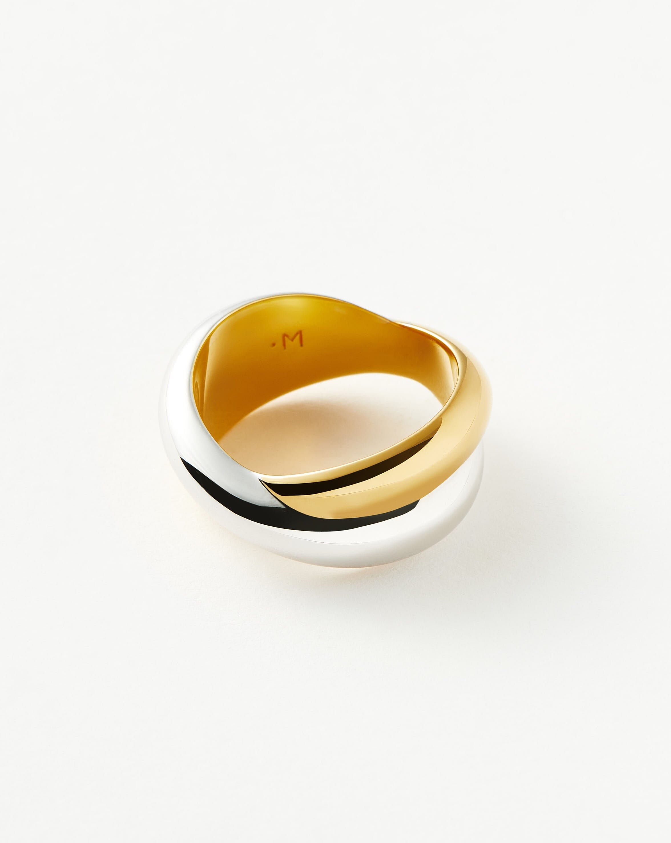 Lucy Williams Chunky Entwine Ring | Mixed Metal Rings Missoma 