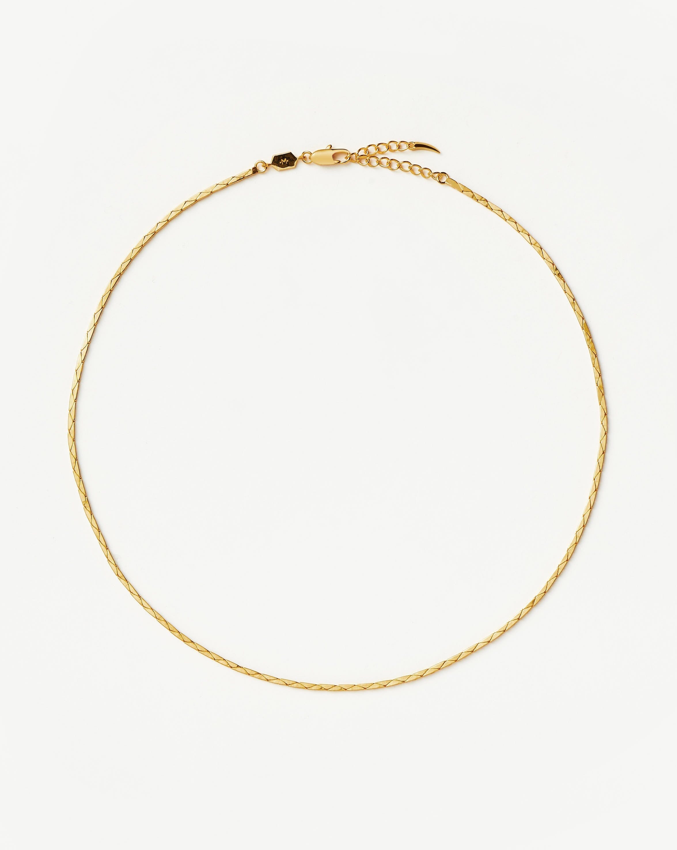 Lucy Williams Cobra Snake Chain Necklace | 18ct Gold Plated Necklaces Missoma 