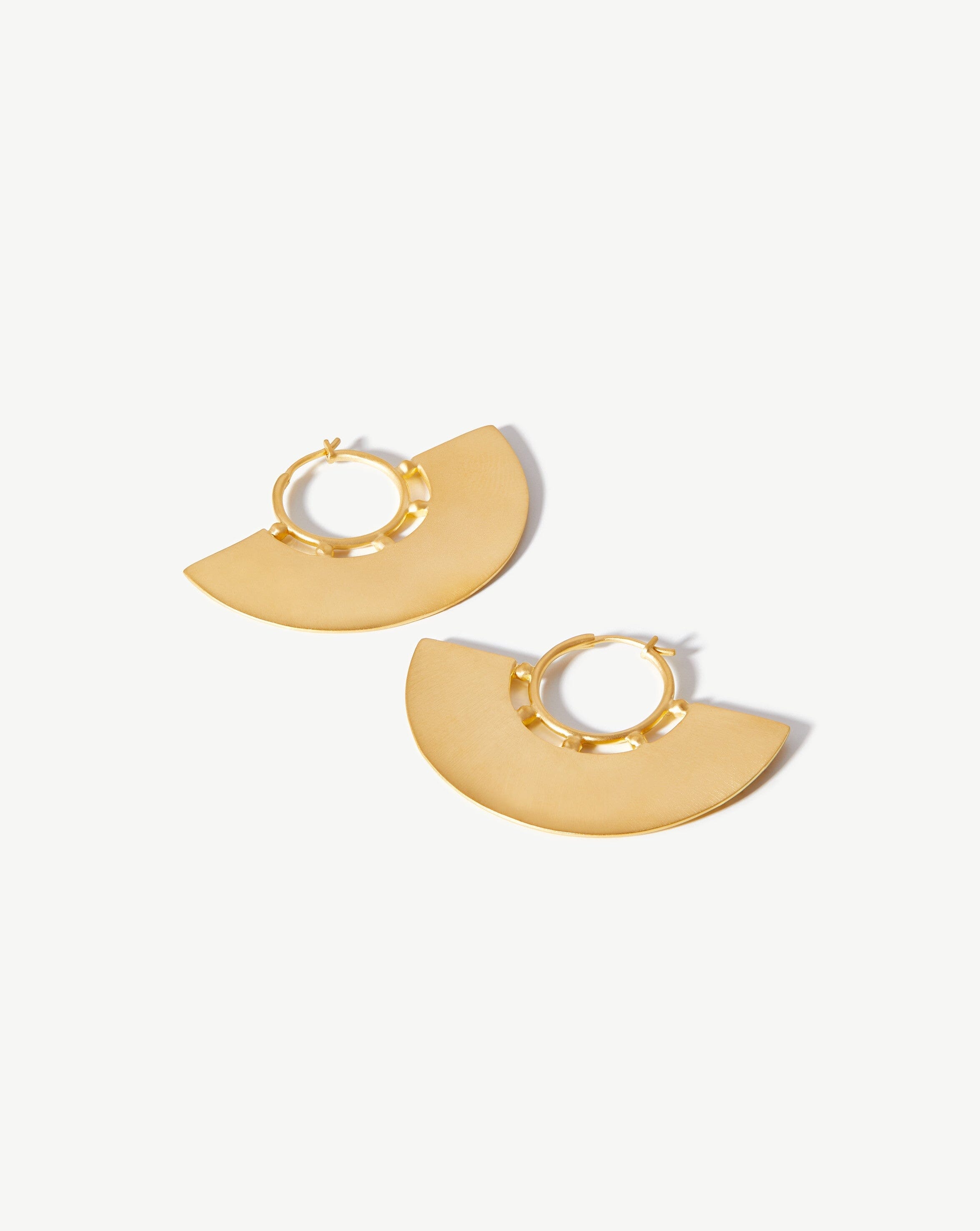 Lucy Williams Gilded Fan Earrings Earrings Missoma 